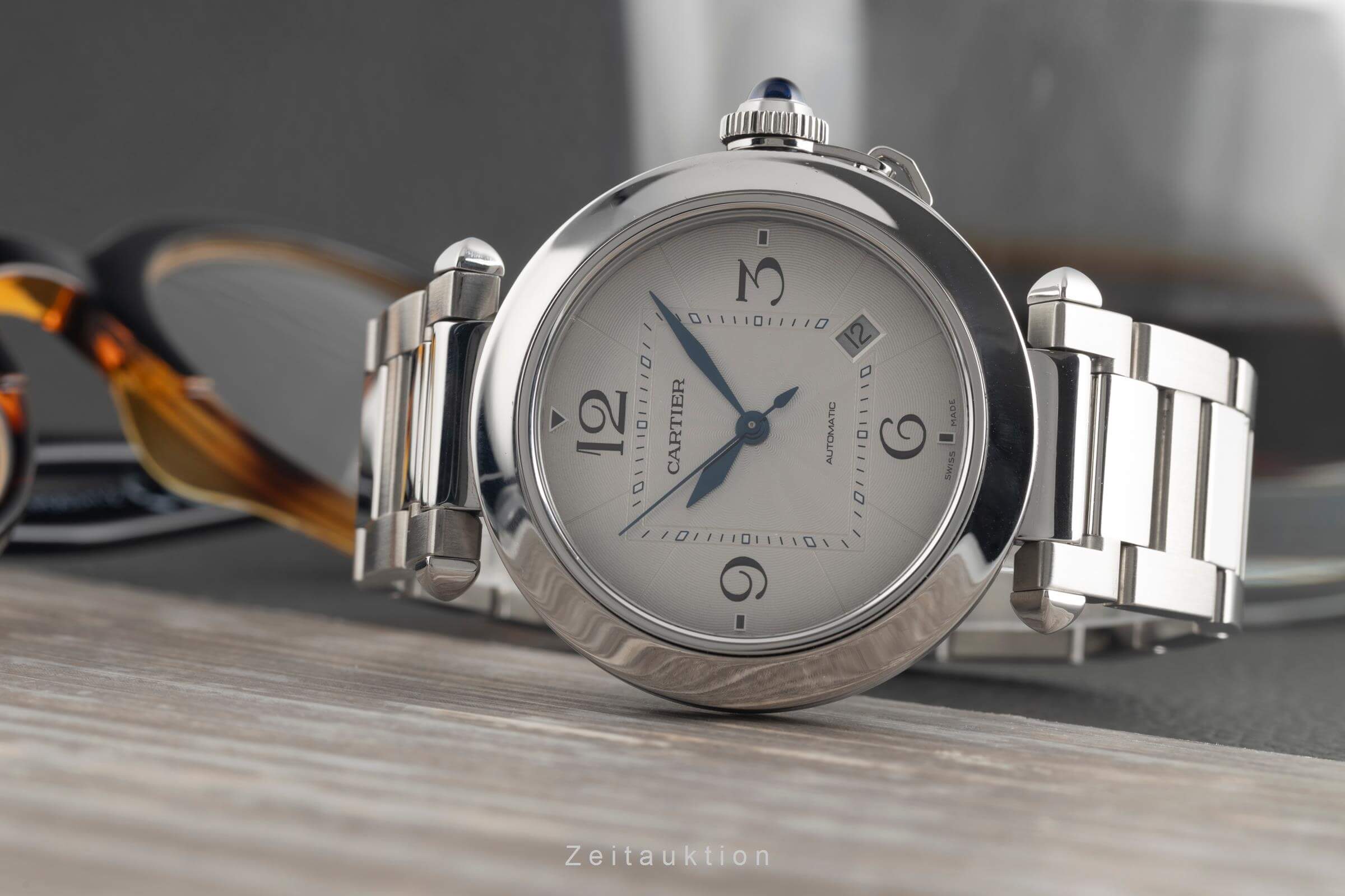 Cartier Pasha Stahl Automatik Kal. 1847 MC Ref. WSPA0009  | Zeitauktion