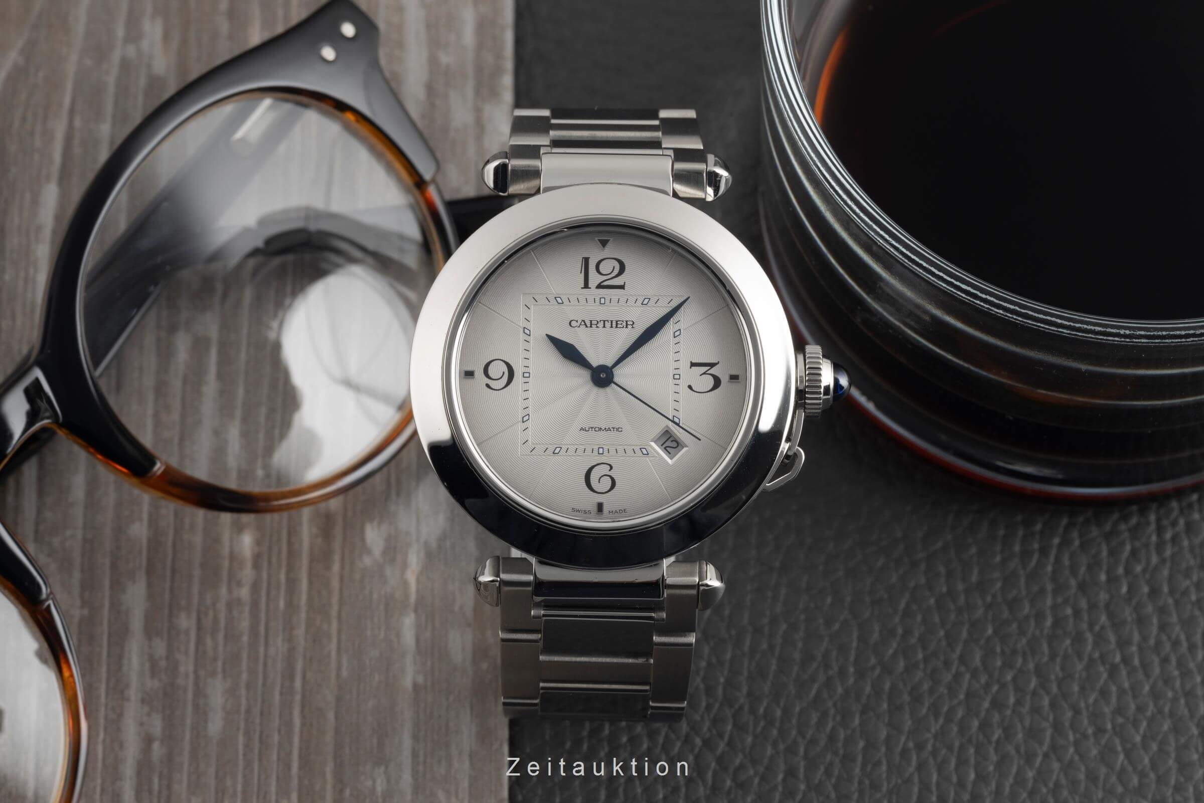 Cartier Pasha Stahl Automatik Kal. 1847 MC Ref. WSPA0009  | Zeitauktion