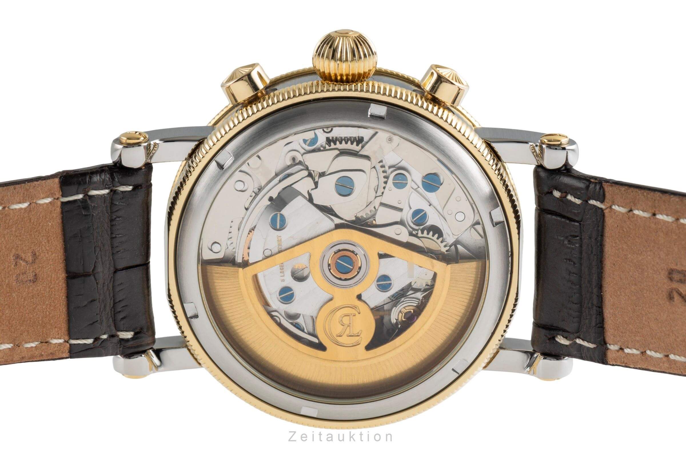 Chronoswiss Chronometer Chronograph cronografo acciaio / oro automatismo Ref. CH7522  | Zeitauktion