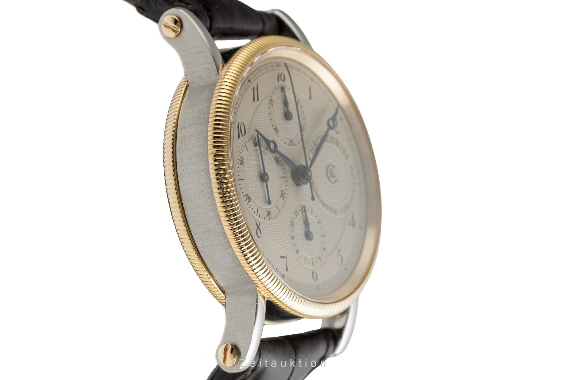 Chronoswiss Chronometer Chronograph cronografo acciaio / oro automatismo Ref. CH7522  | Zeitauktion