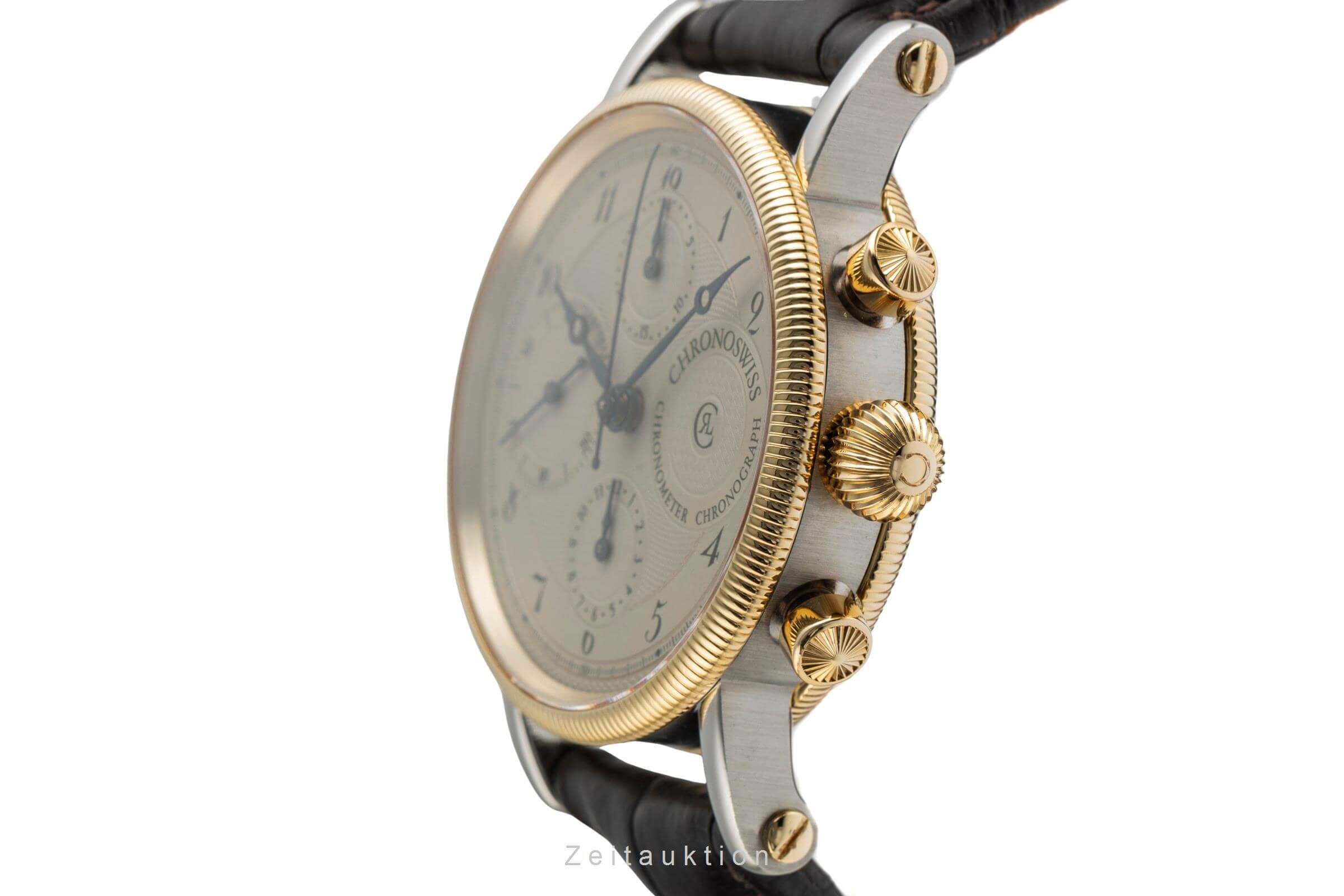 Chronoswiss Chronometer Chronograph cronografo acciaio / oro automatismo Ref. CH7522  | Zeitauktion