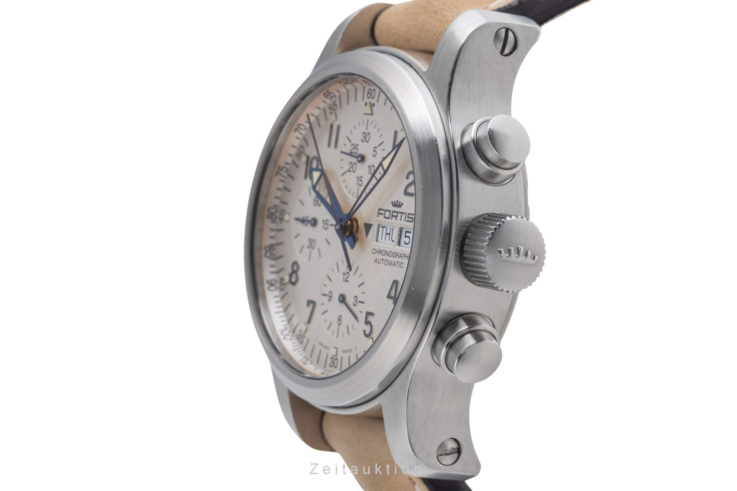 Fortis B-42 chronographe acier automatique Ref. 635.10.141.1  | Zeitauktion