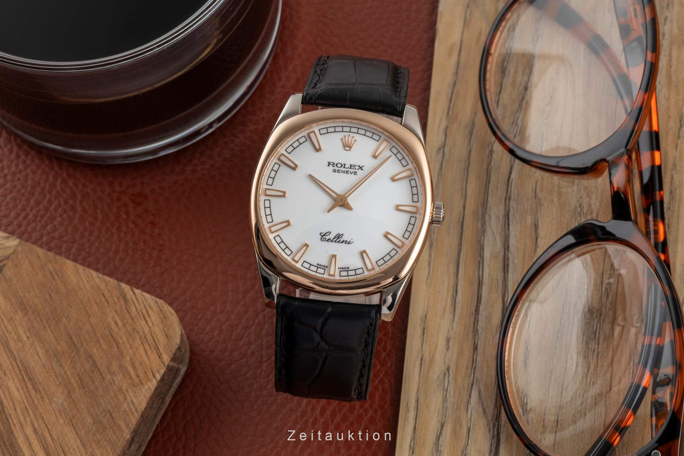 Rolex Cellini 18 ct white gold manual winding Kal. 1602 Ref. 4243  | Zeitauktion
