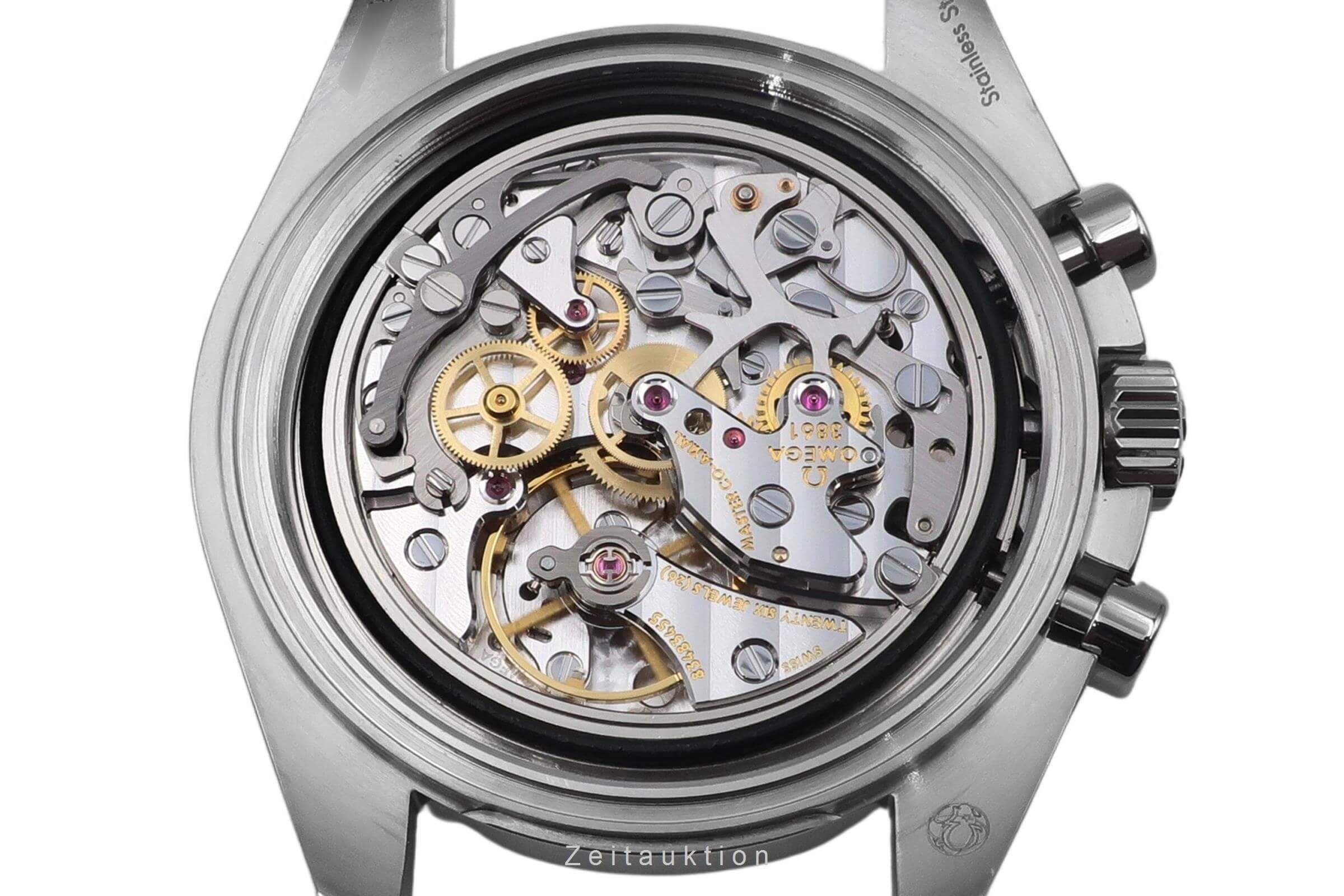 Omega Speedmaster Moonwatch Chronograph Stahl Handaufzug Kal. 3861 Ref. 310.30.42.50.01.001  | Zeitauktion