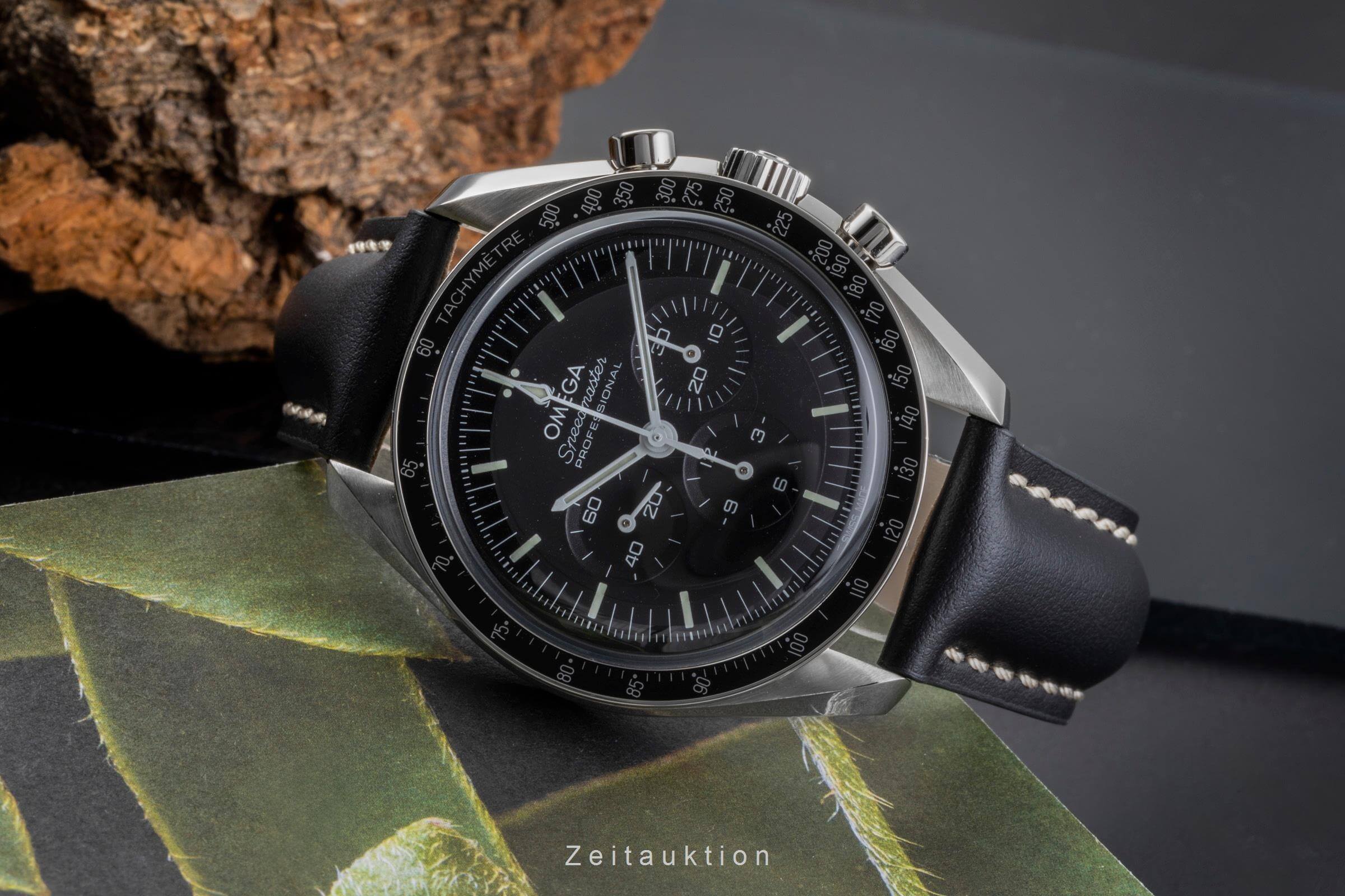 Omega Speedmaster Moonwatch Chronograph Stahl Handaufzug Kal. 3861 Ref. 310.30.42.50.01.001  | Zeitauktion
