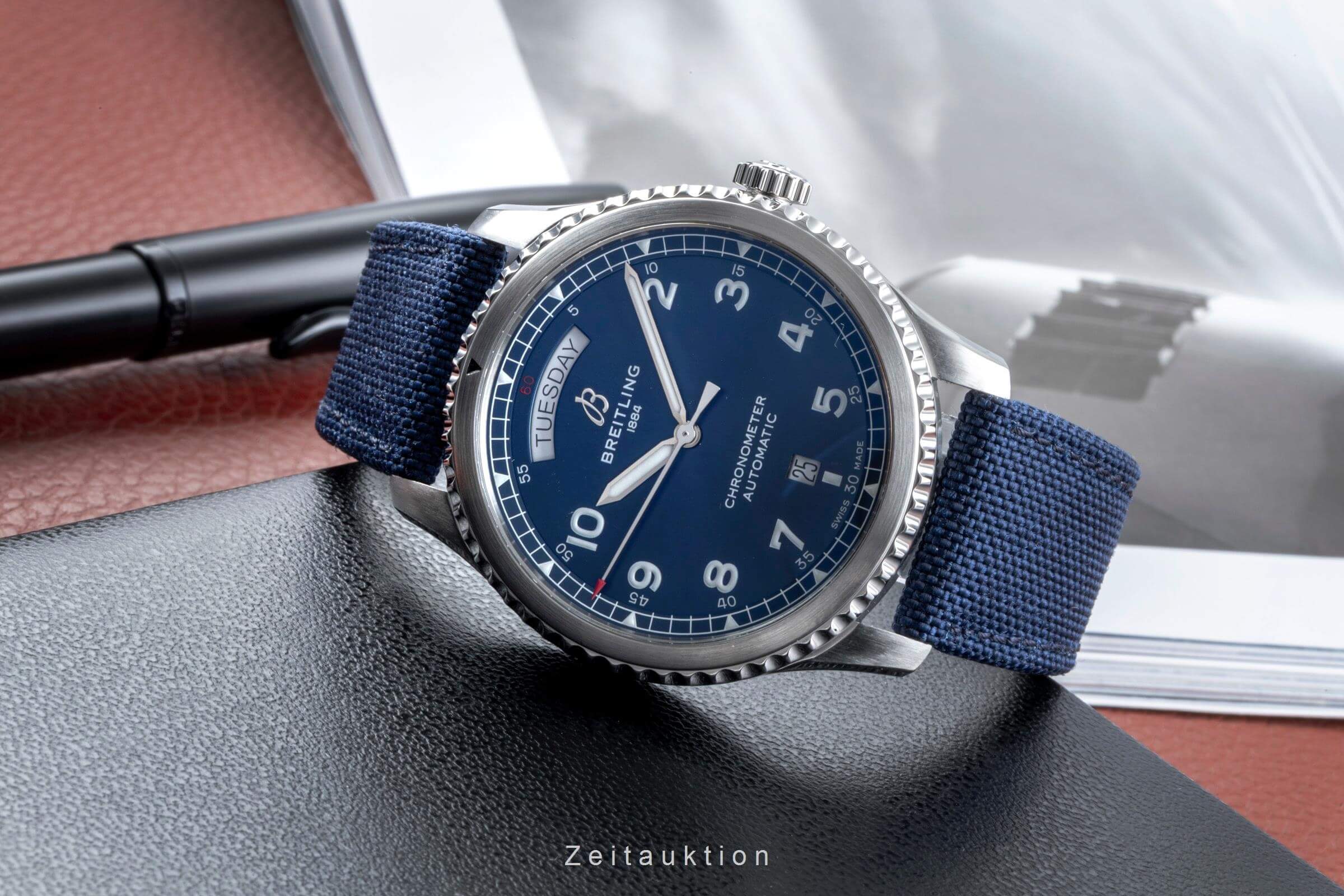 Breitling Aviator 8 acciaio automatismo Kal. B45 Ref. A45330  | Zeitauktion