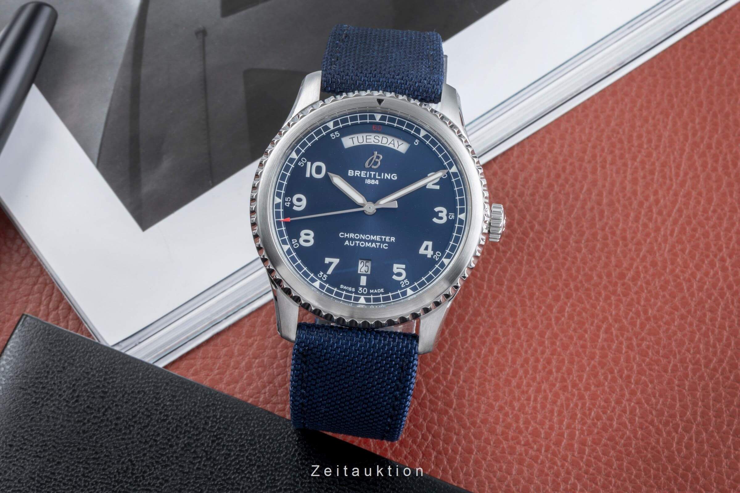 Breitling Aviator 8 acciaio automatismo Kal. B45 Ref. A45330  | Zeitauktion