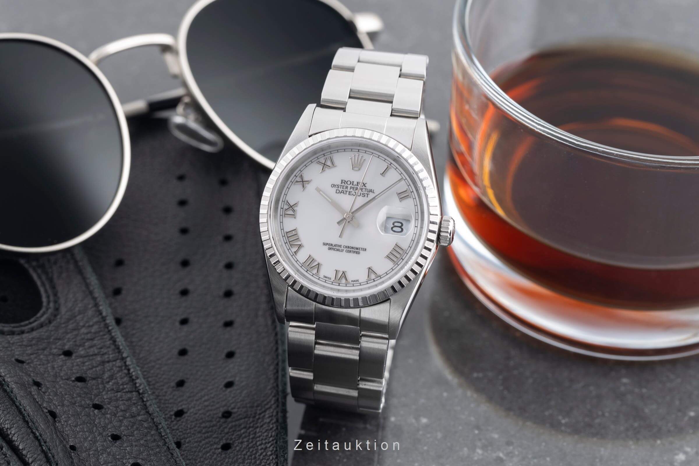 Rolex Datejust acciaio automatismo Kal. 3135 Ref. 16220  | Zeitauktion