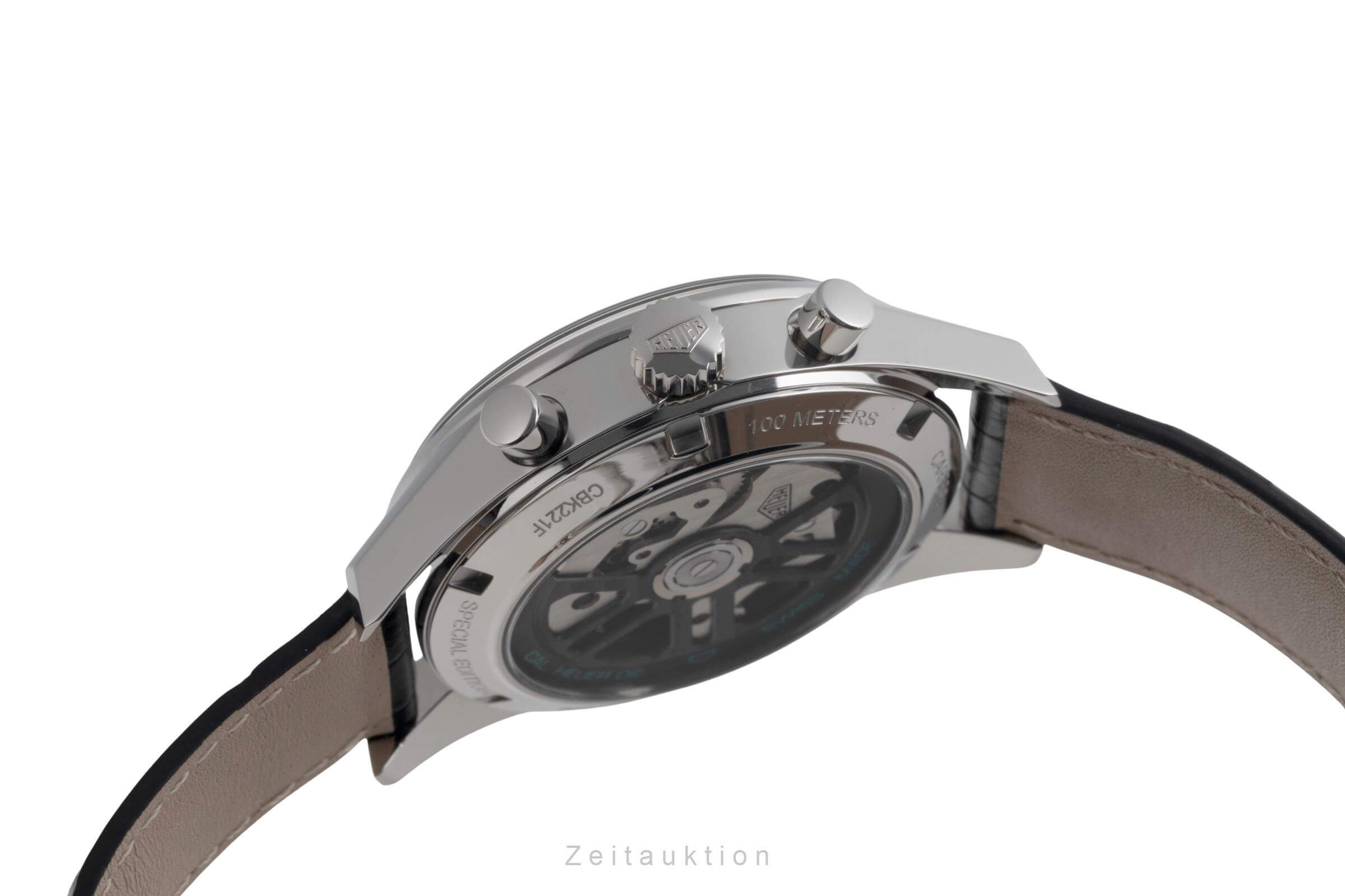 Tag Heuer Carrera cronografo acciaio automatismo Kal. Heuer 02 Ref. CBK221F.FC6479	 LIMITED EDITION | Zeitauktion