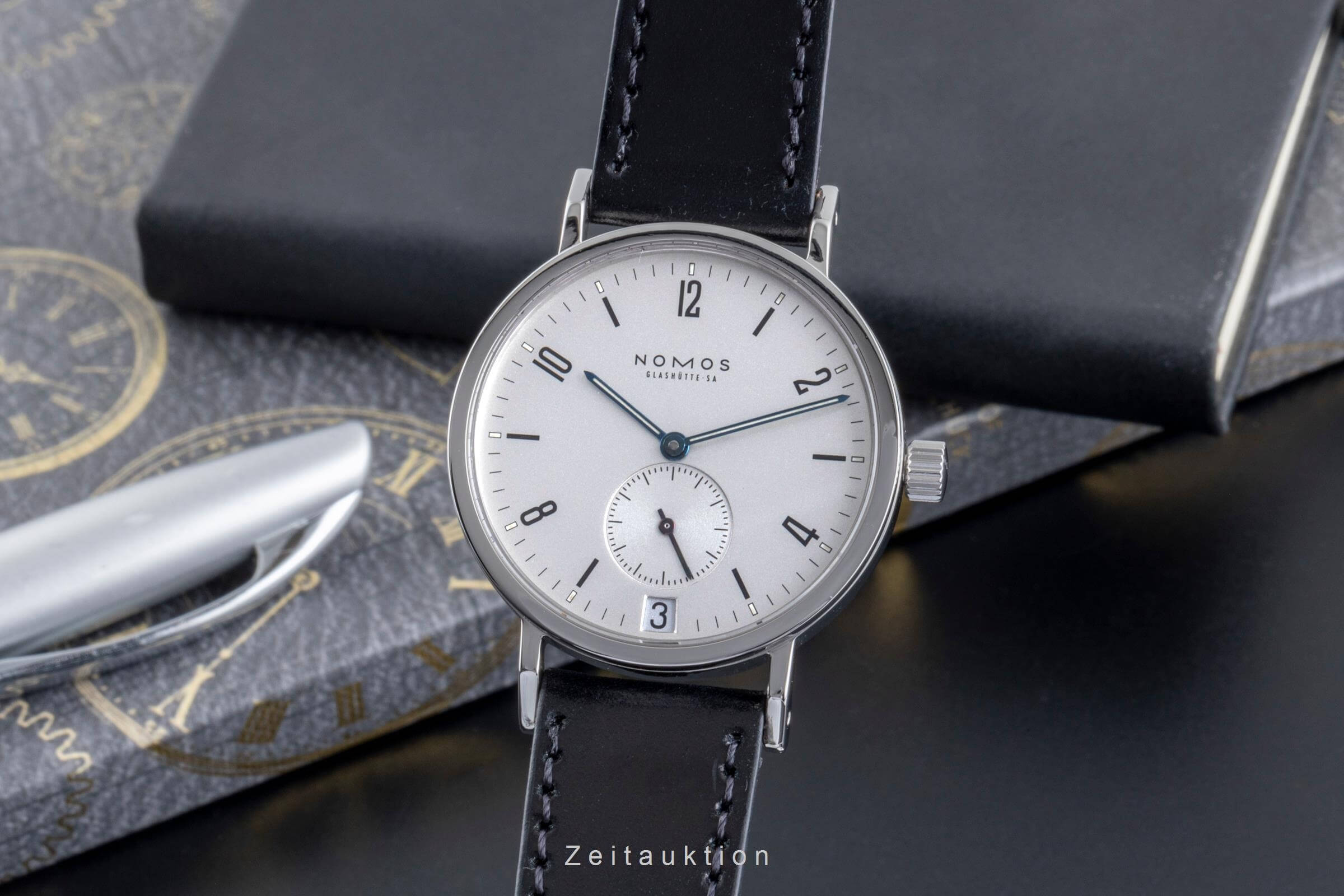 Nomos Tangente Sport acciaio carica manuale Kal. 1TSDP Ref. 502  | Zeitauktion