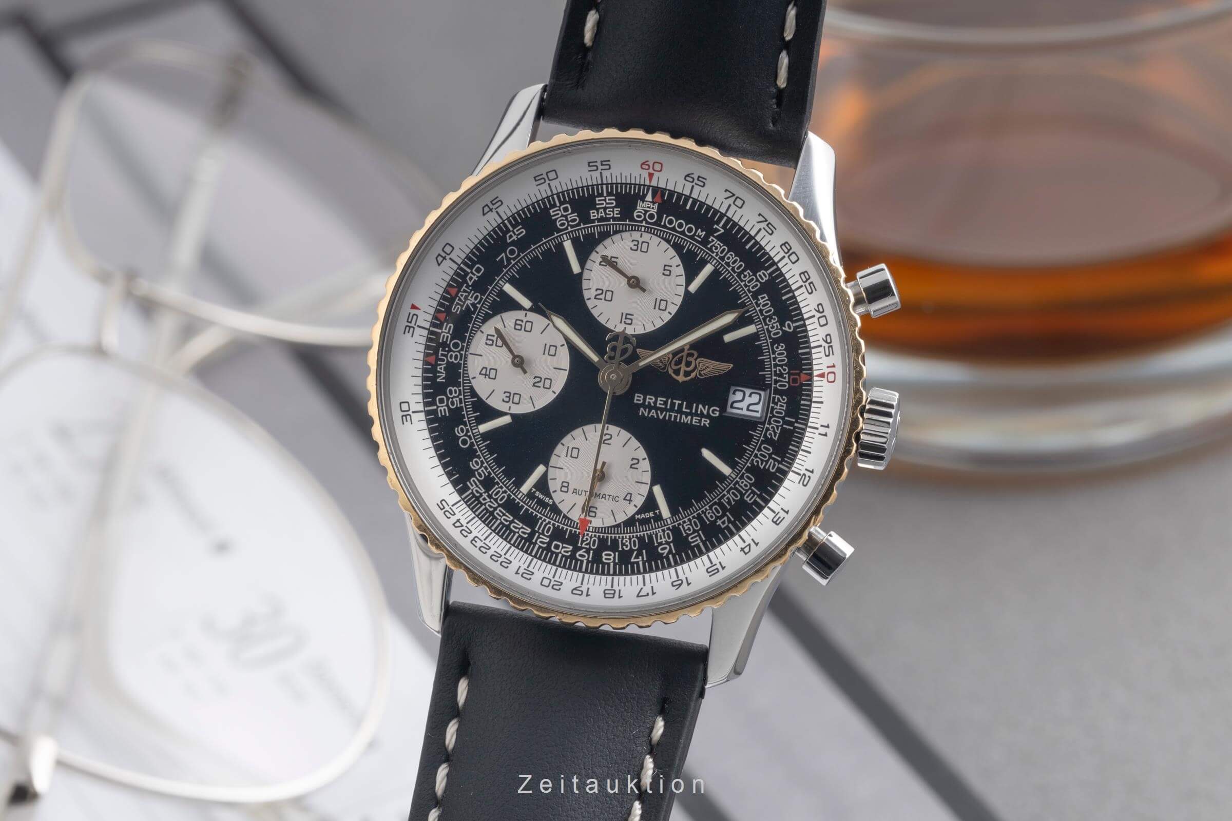 Breitling Navitimer cronografo acciaio / oro automatismo Kal. B13 Ref. D13022  | Zeitauktion