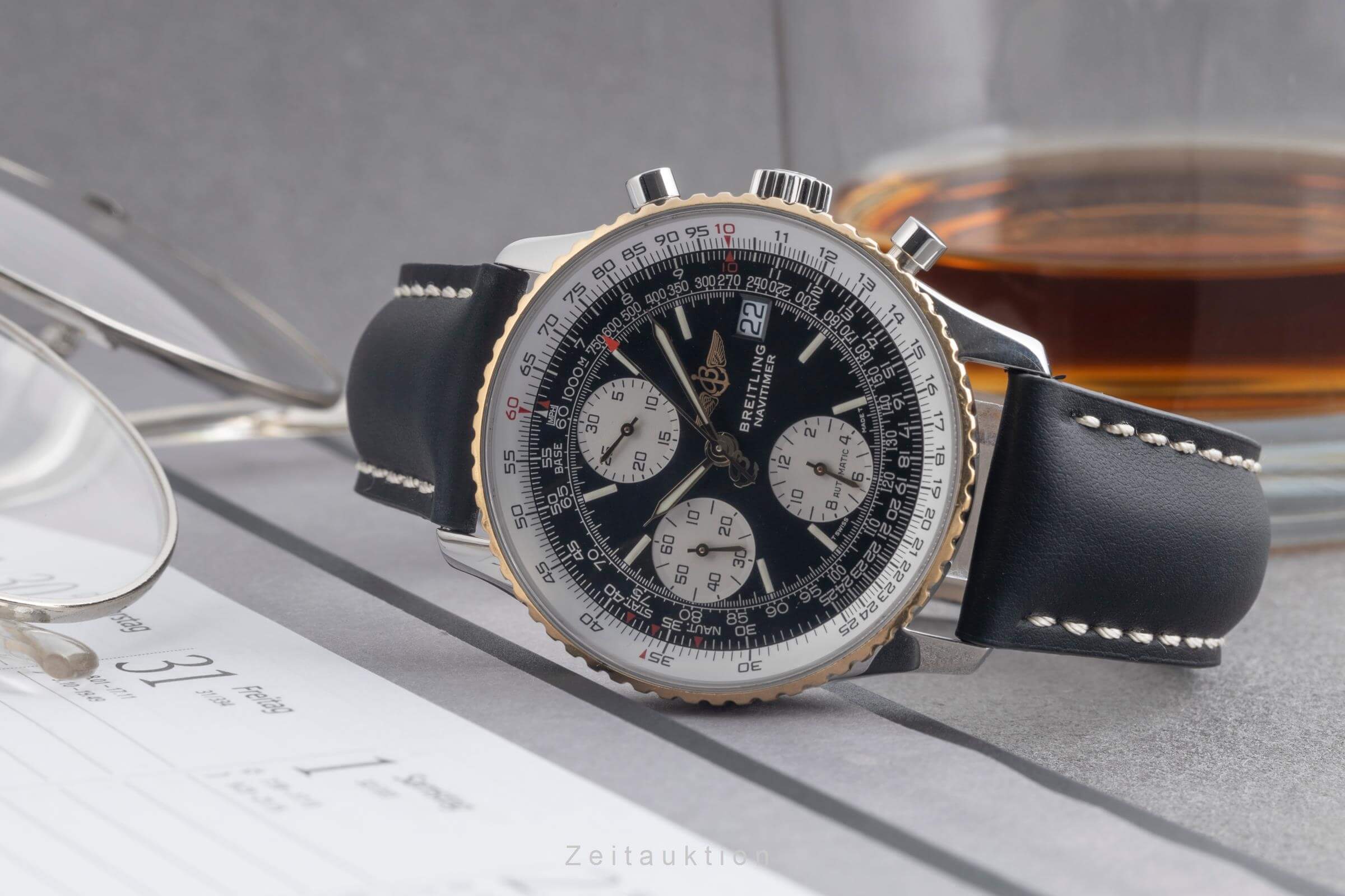 Breitling Navitimer cronografo acciaio / oro automatismo Kal. B13 Ref. D13022  | Zeitauktion