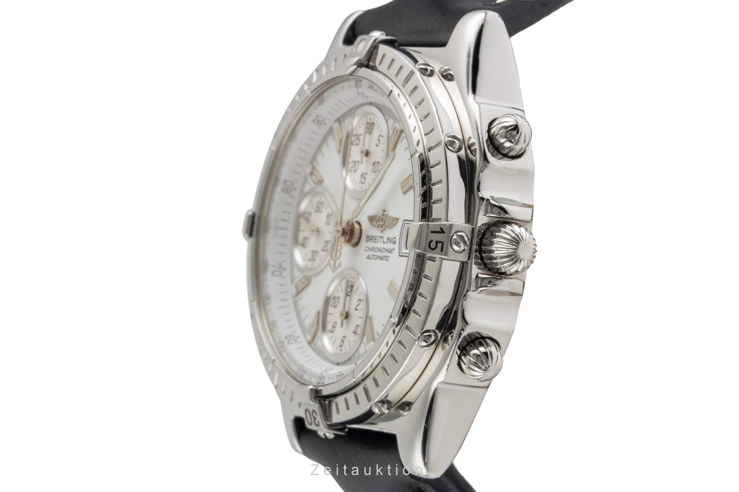 Breitling Chronomat cronografo acciaio automatismo Kal. B13 Ref. A13050.1  | Zeitauktion