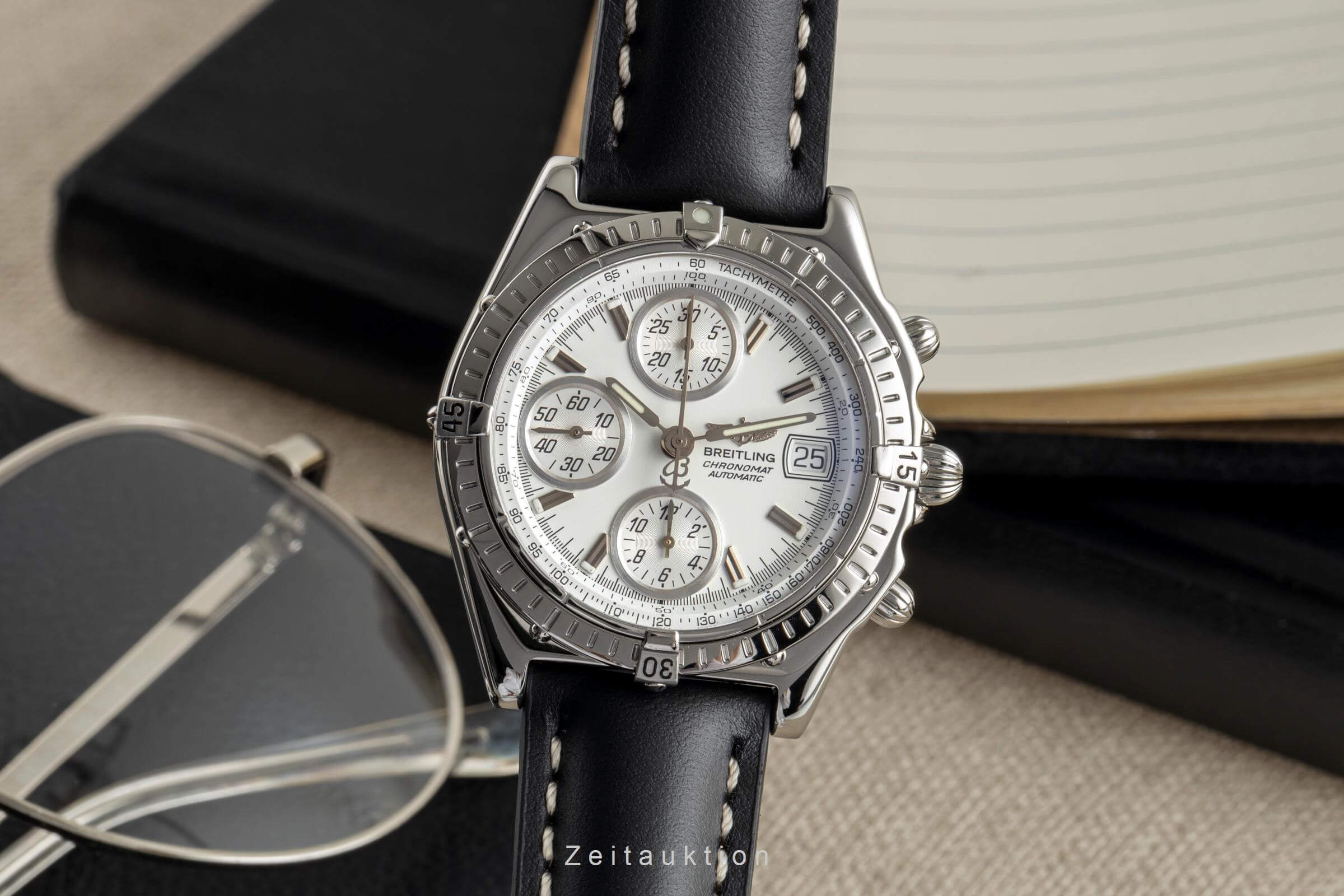 Breitling Chronomat cronografo acciaio automatismo Kal. B13 Ref. A13050.1  | Zeitauktion