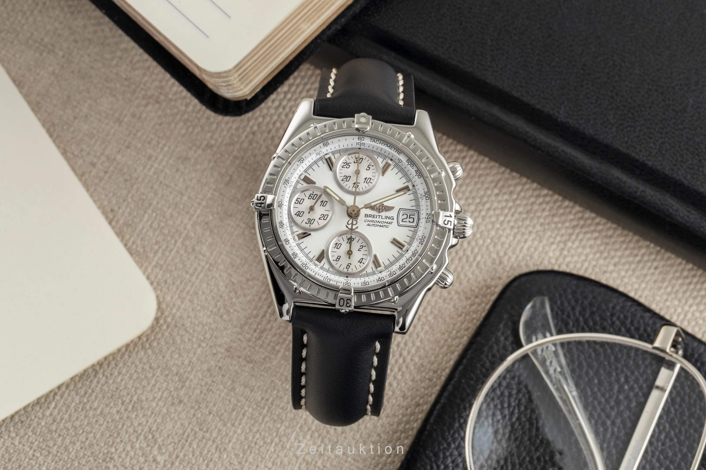 Breitling Chronomat cronografo acciaio automatismo Kal. B13 Ref. A13050.1  | Zeitauktion