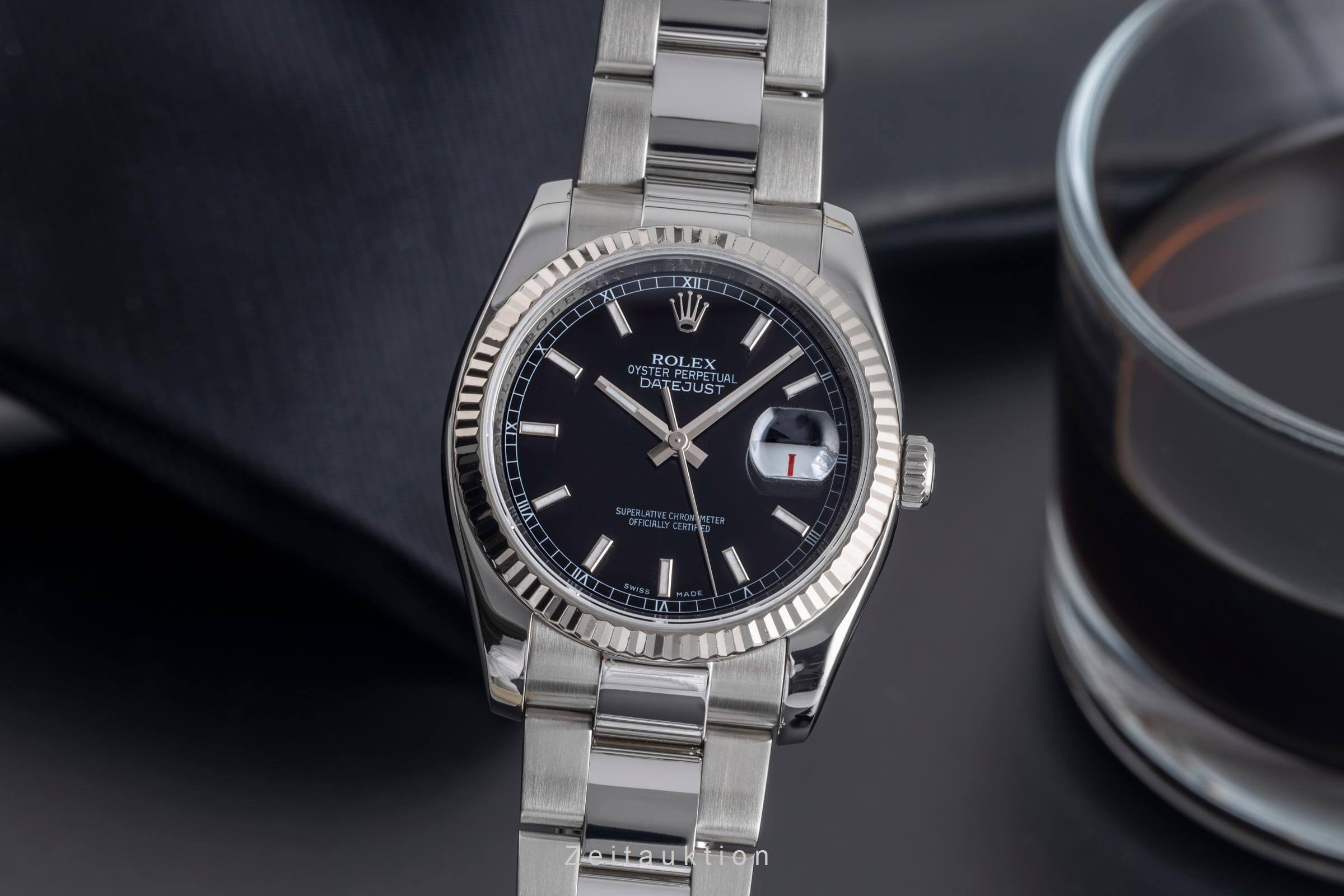 Rolex Datejust steel / white gold automatic Kal. 3135 Ref. 116234  | Zeitauktion