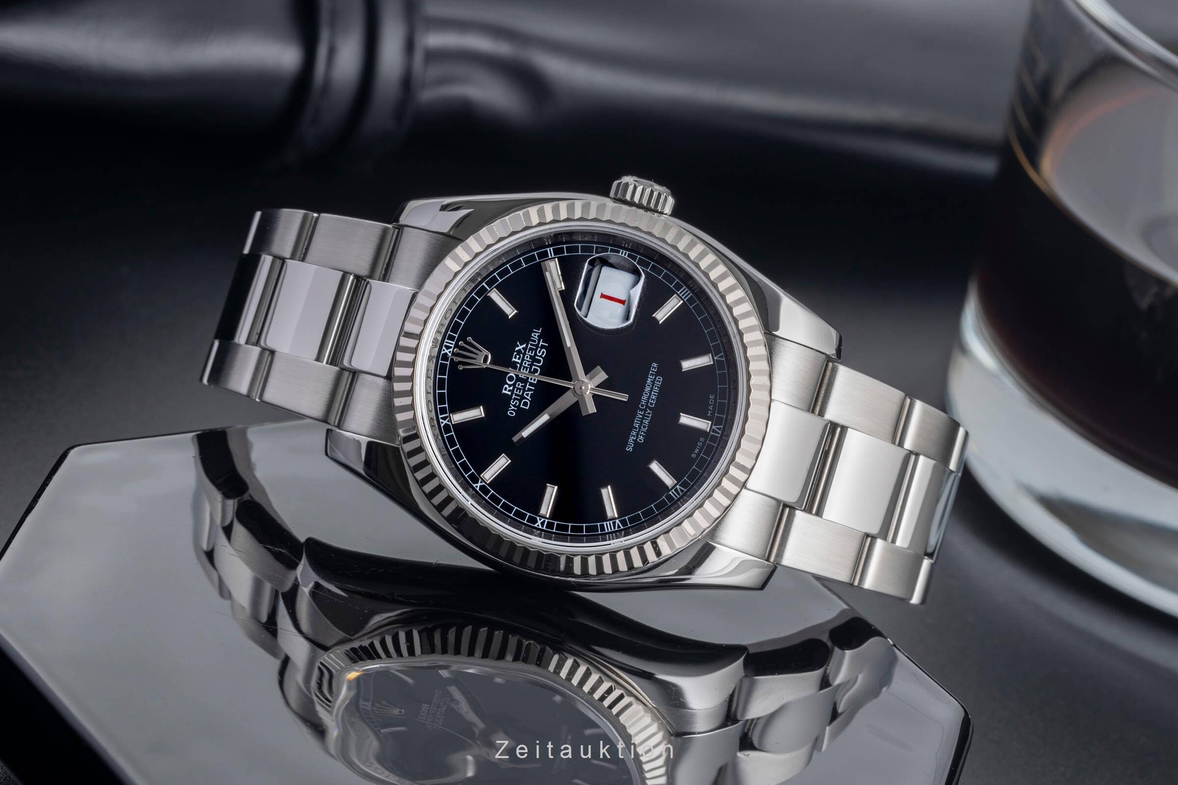 Rolex Datejust steel / white gold automatic Kal. 3135 Ref. 116234  | Zeitauktion
