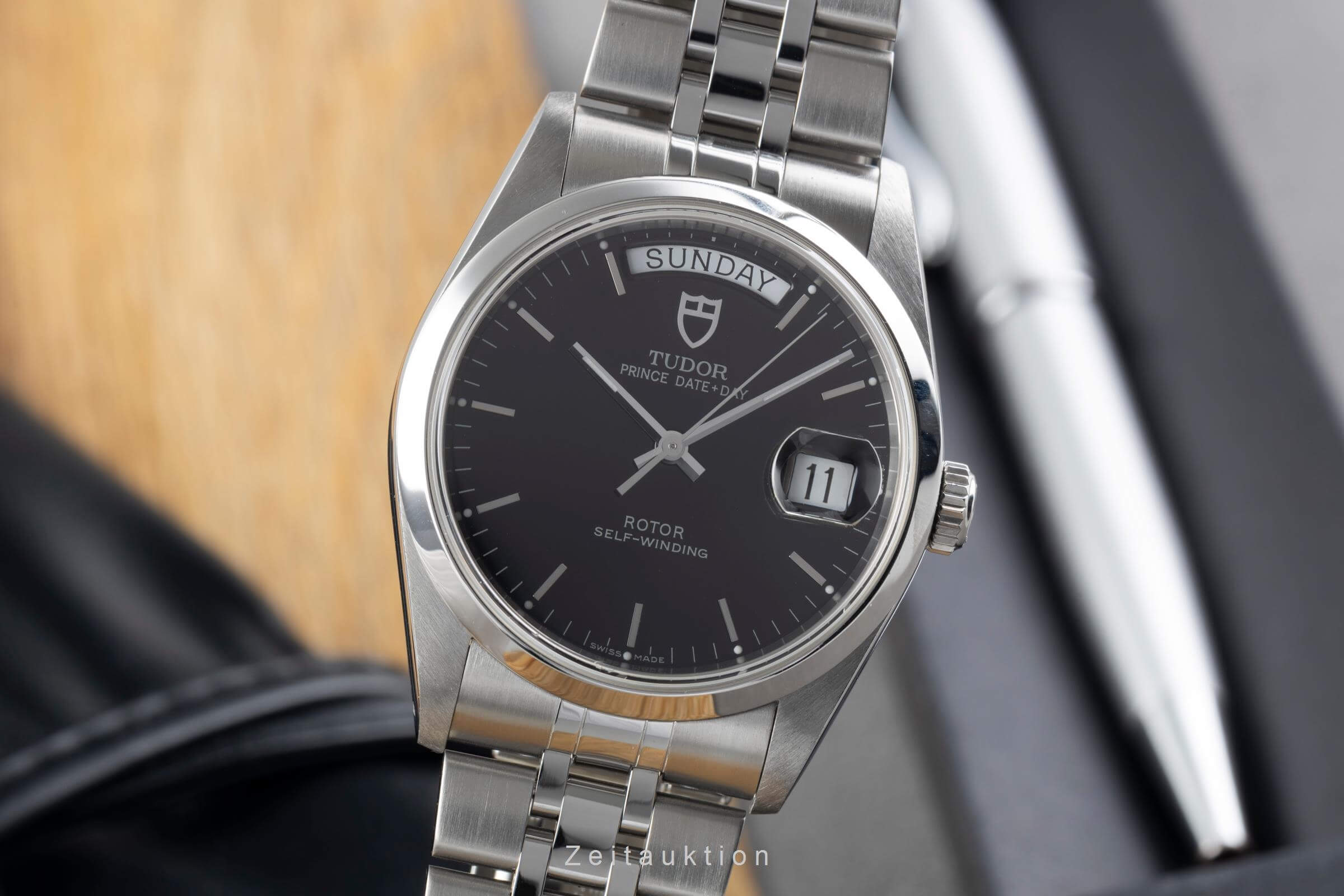 Tudor Date-Day acciaio automatismo Ref. 76200  | Zeitauktion