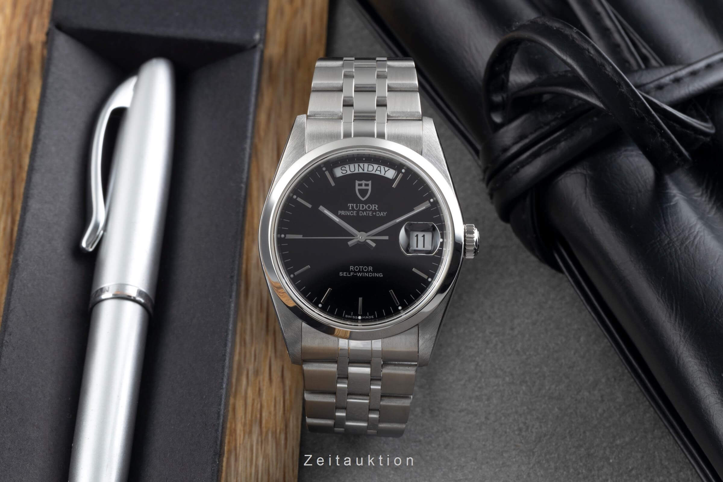 Tudor Date-Day acciaio automatismo Ref. 76200  | Zeitauktion