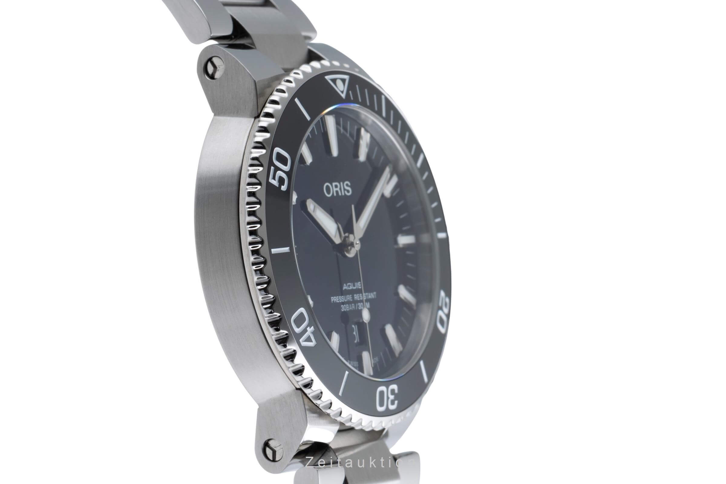 Oris Aquis Date Stahl Automatik Kal. 733 Ref. 01 733 7730 4135  | Zeitauktion