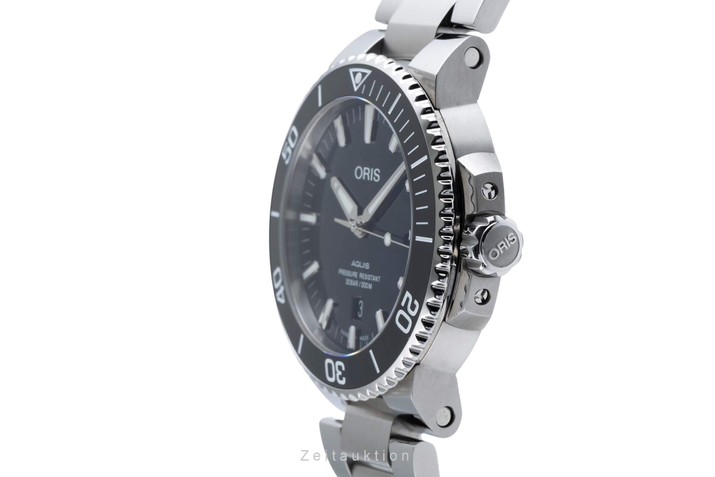 Oris Aquis Date Stahl Automatik Kal. 733 Ref. 01 733 7730 4135  | Zeitauktion