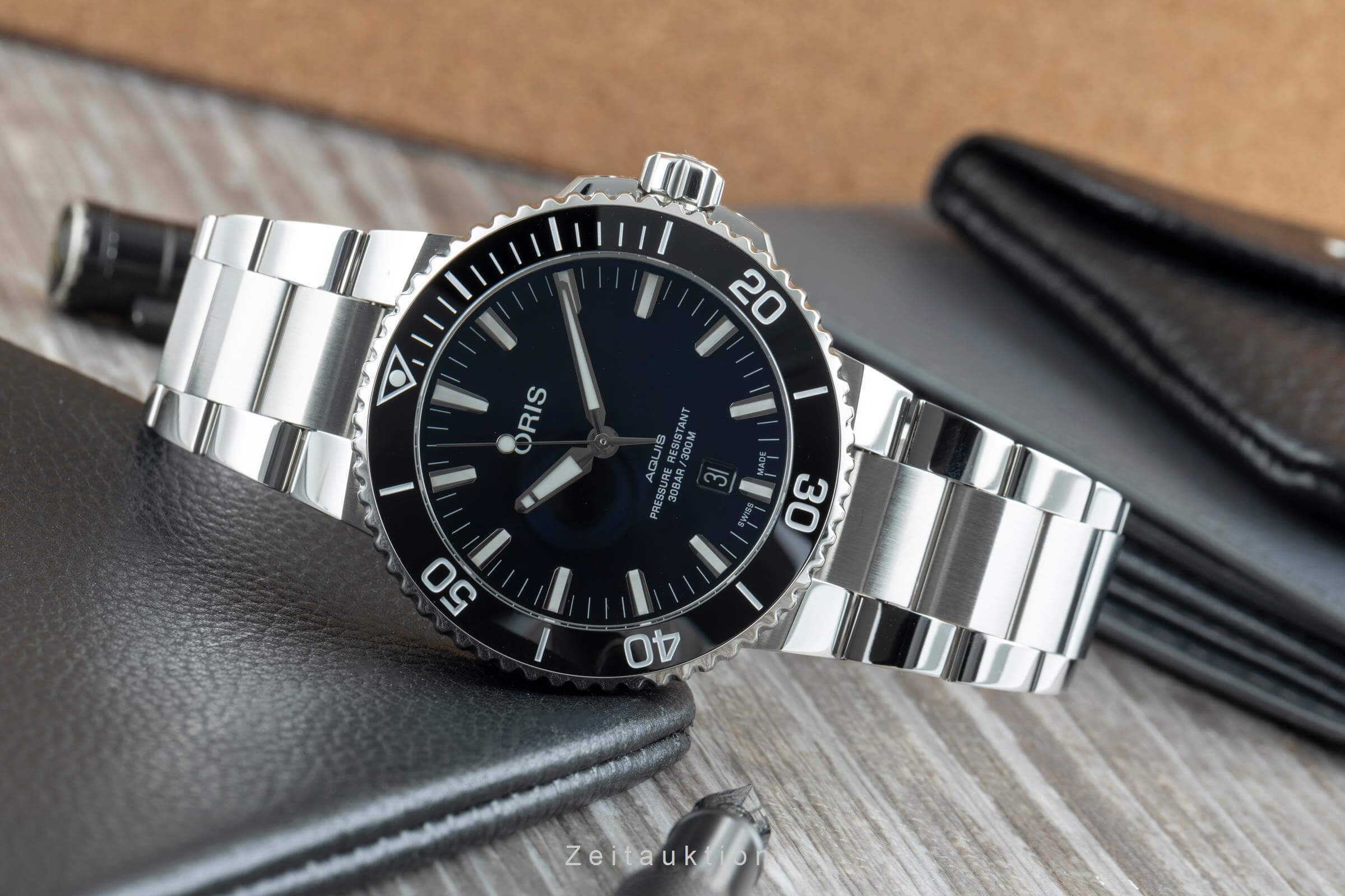 Oris Aquis Date Stahl Automatik Kal. 733 Ref. 01 733 7730 4135  | Zeitauktion
