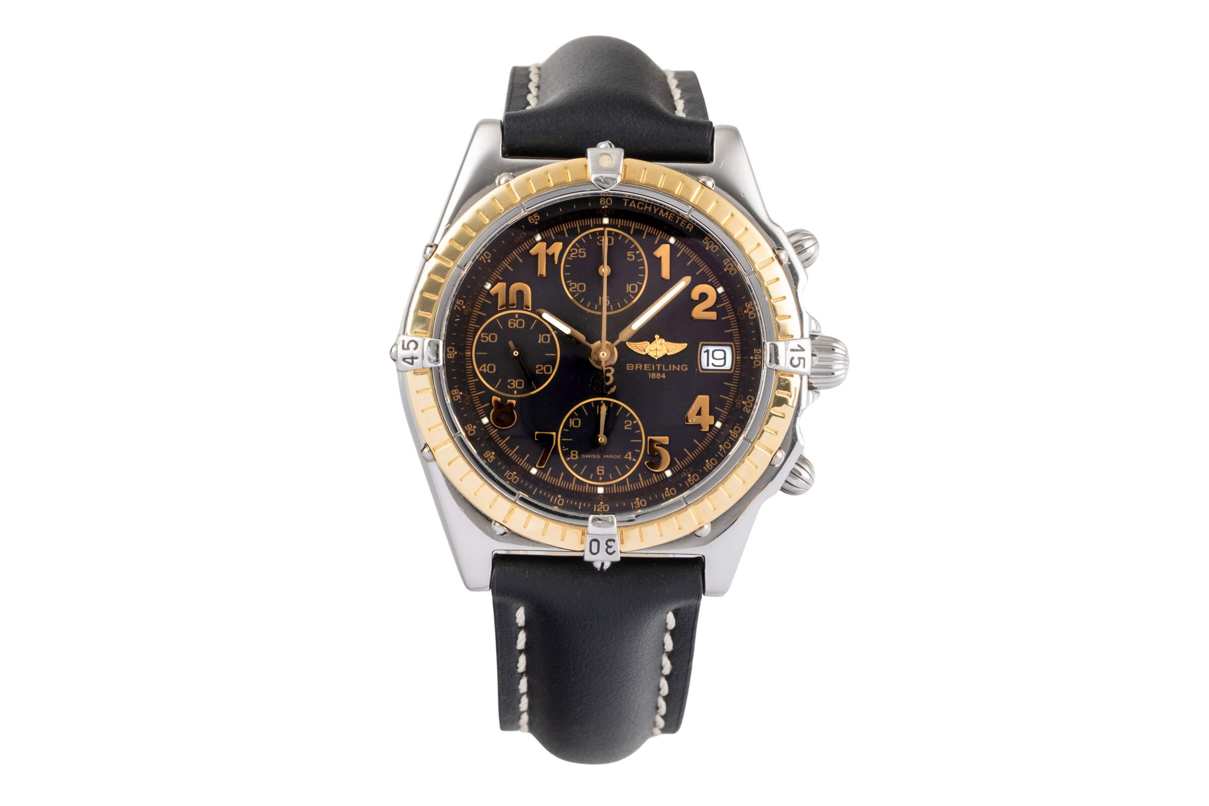 Breitling Chronomat chronograph steel / gold automatic Kal. B13 Ref. D13050.1  | Zeitauktion