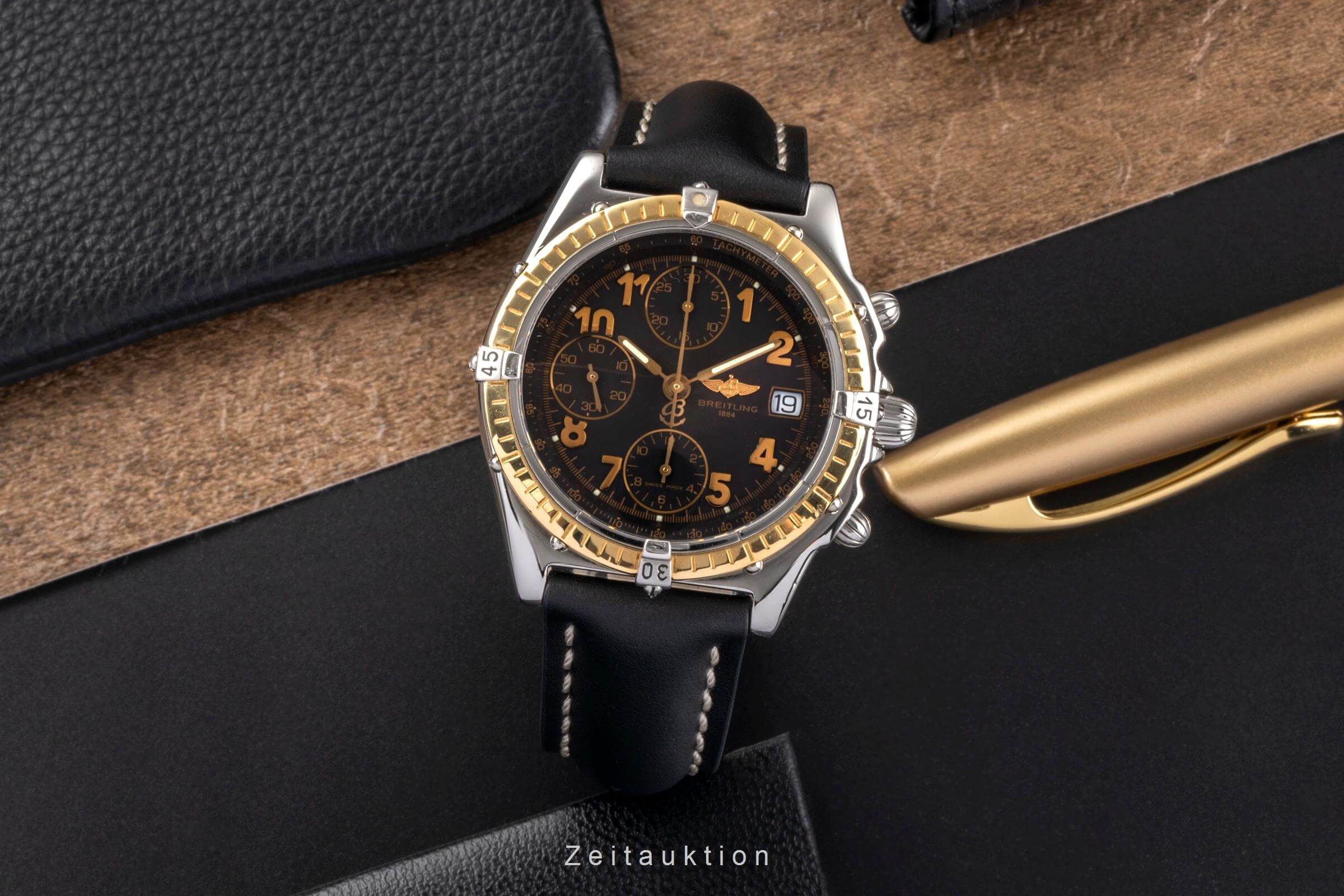 Breitling Chronomat chronograph steel / gold automatic Kal. B13 Ref. D13050.1  | Zeitauktion