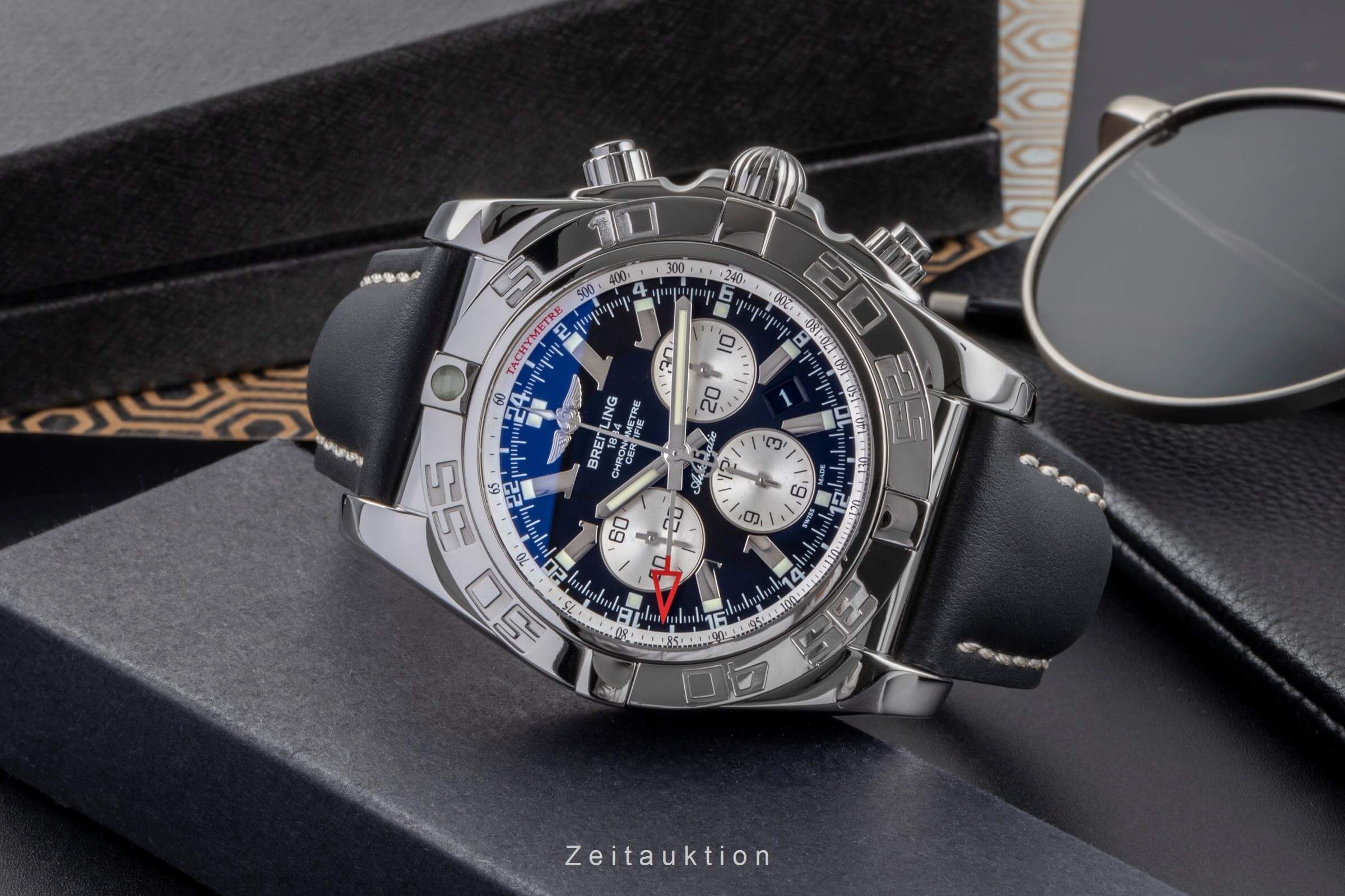 Breitling Chronomat 47 GMT chronograph steel automatic Kal