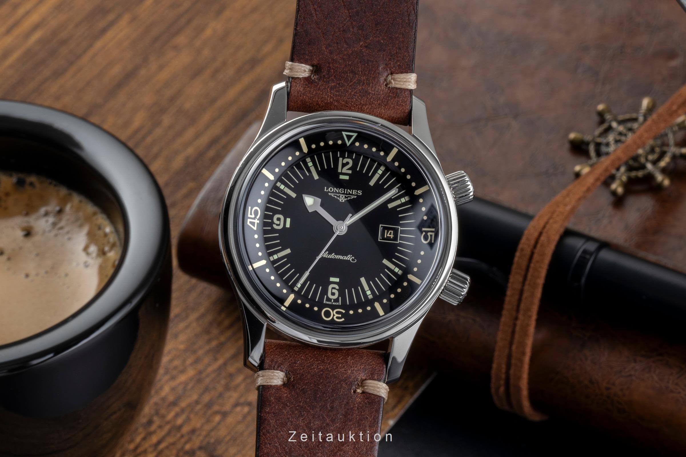 Longines Legend Diver acciaio automatismo Kal. L592.2 Ref. L3.374.4.50.0  | Zeitauktion