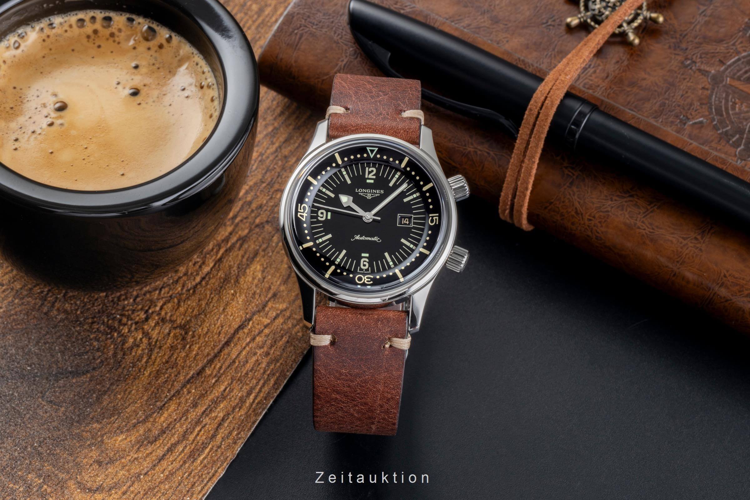 Longines Legend Diver acciaio automatismo Kal. L592.2 Ref. L3.374.4.50.0  | Zeitauktion