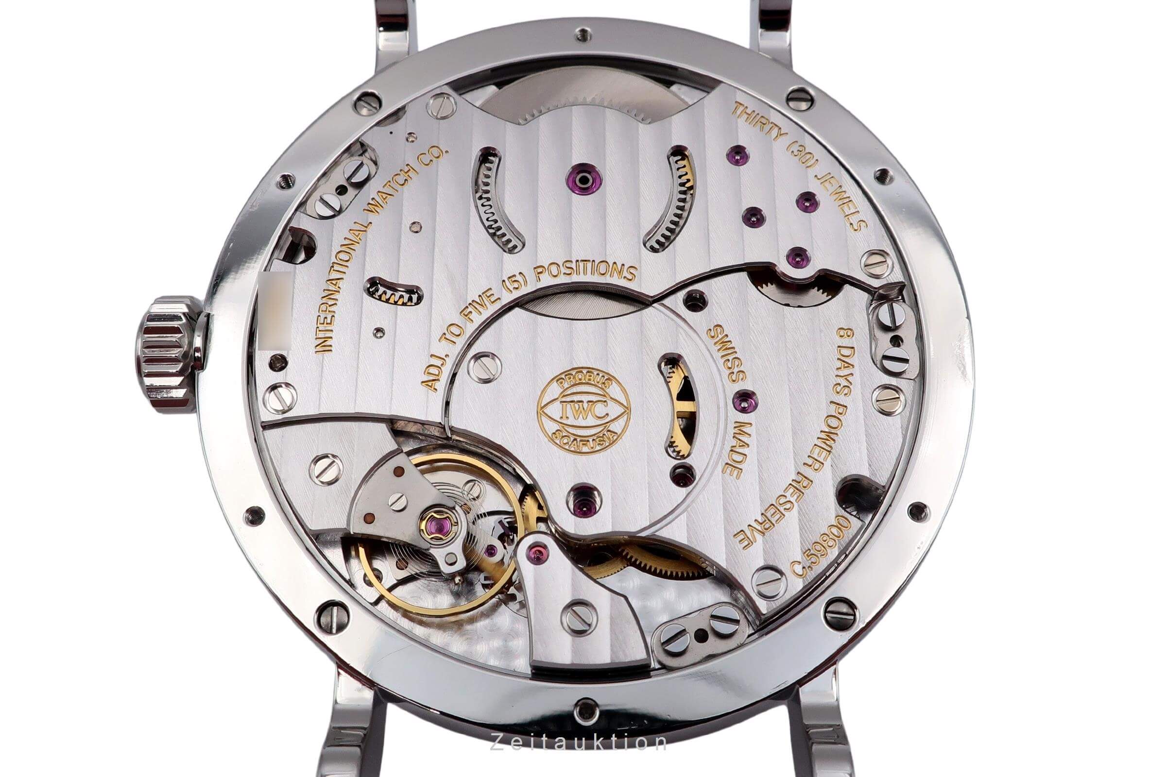 IWC Portugieser acciaio carica manuale Kal. C.59800 Ref. IW516401  | Zeitauktion
