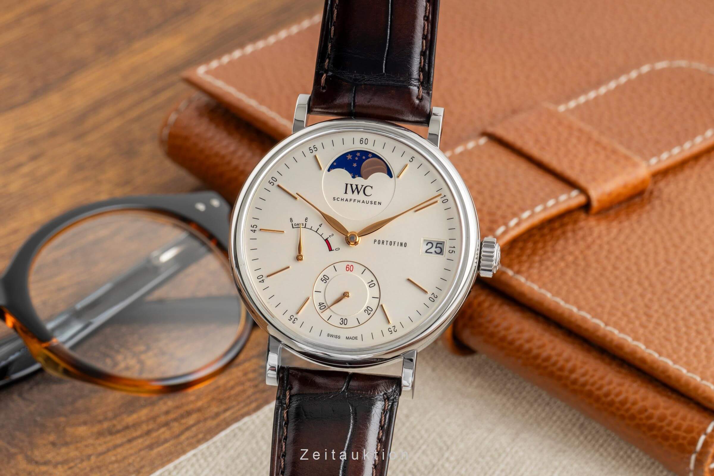 IWC Portugieser acciaio carica manuale Kal. C.59800 Ref. IW516401  | Zeitauktion