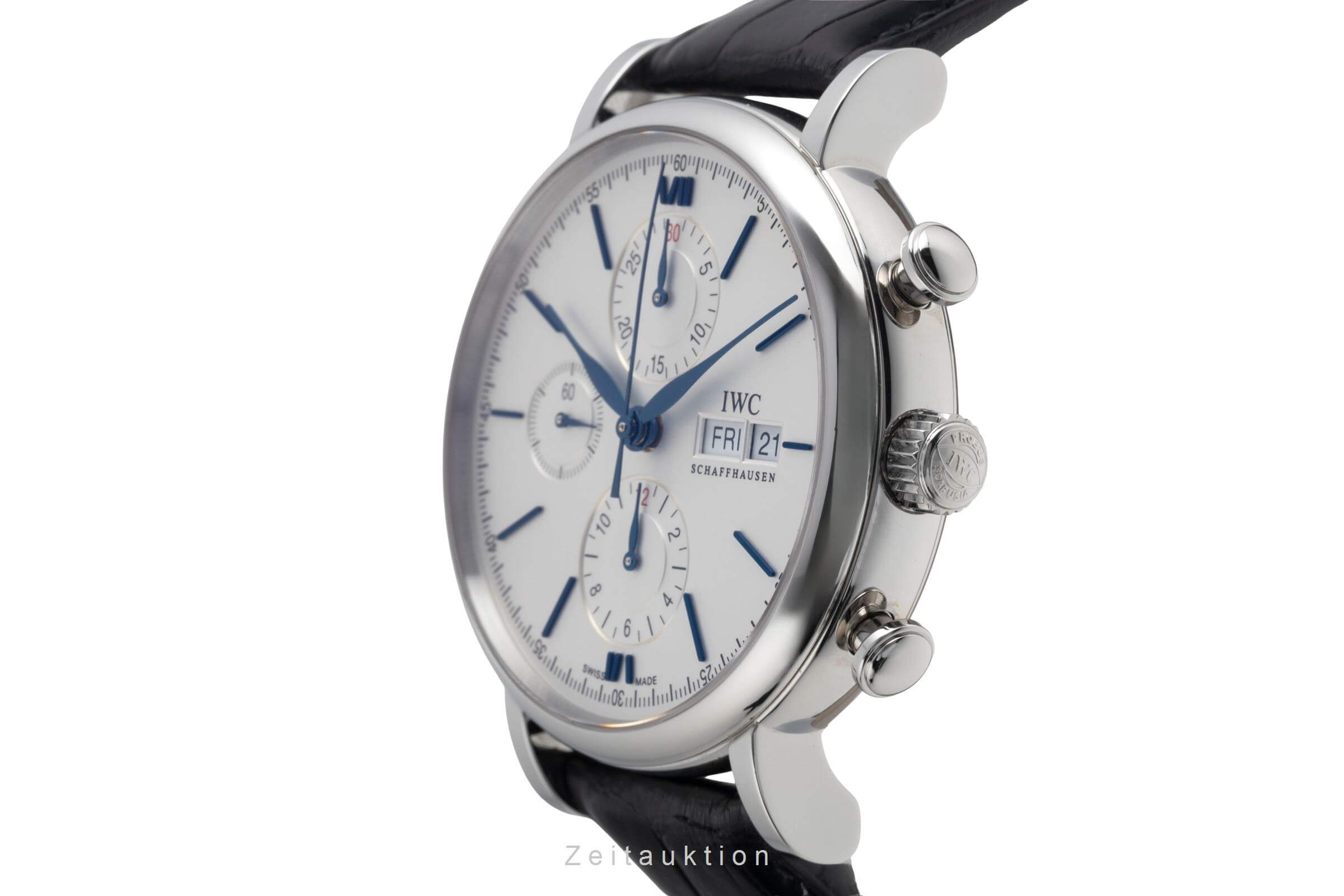 IWC Portofino cronografo acciaio automatismo Kal. C.79320 Ref. IW391037  | Zeitauktion
