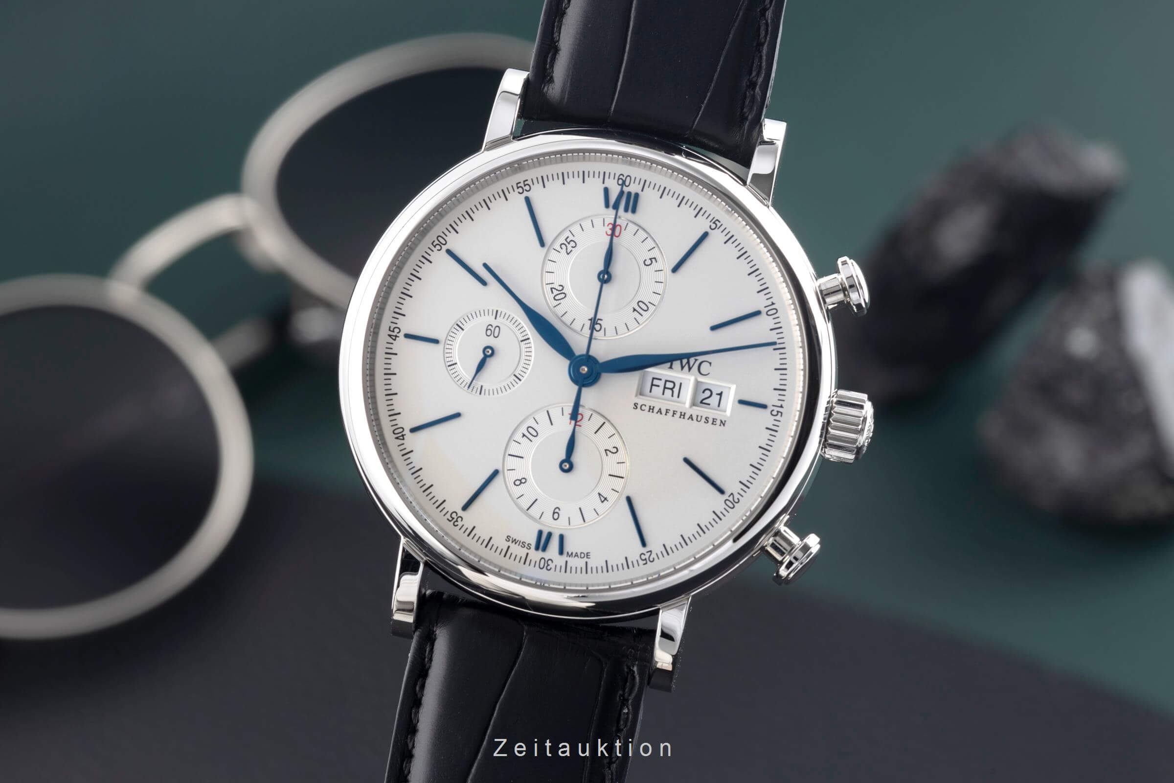 IWC Portofino cronografo acciaio automatismo Kal. C.79320 Ref. IW391037  | Zeitauktion