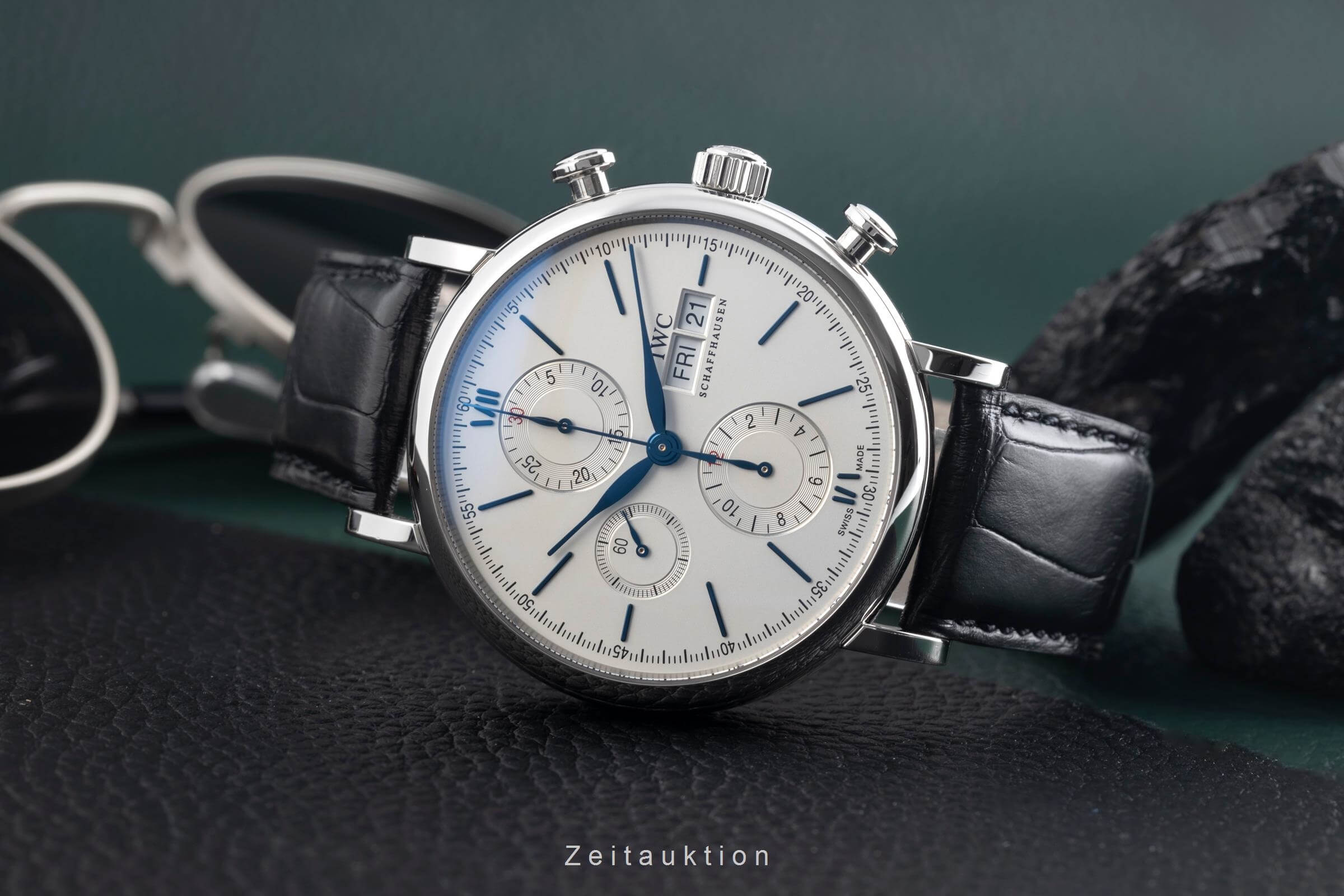 IWC Portofino cronografo acciaio automatismo Kal. C.79320 Ref. IW391037  | Zeitauktion
