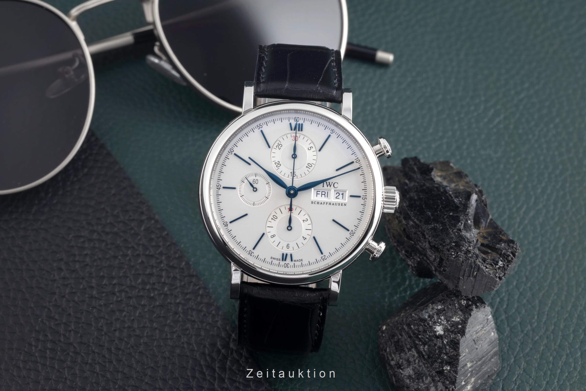 IWC Portofino cronografo acciaio automatismo Kal. C.79320 Ref. IW391037  | Zeitauktion