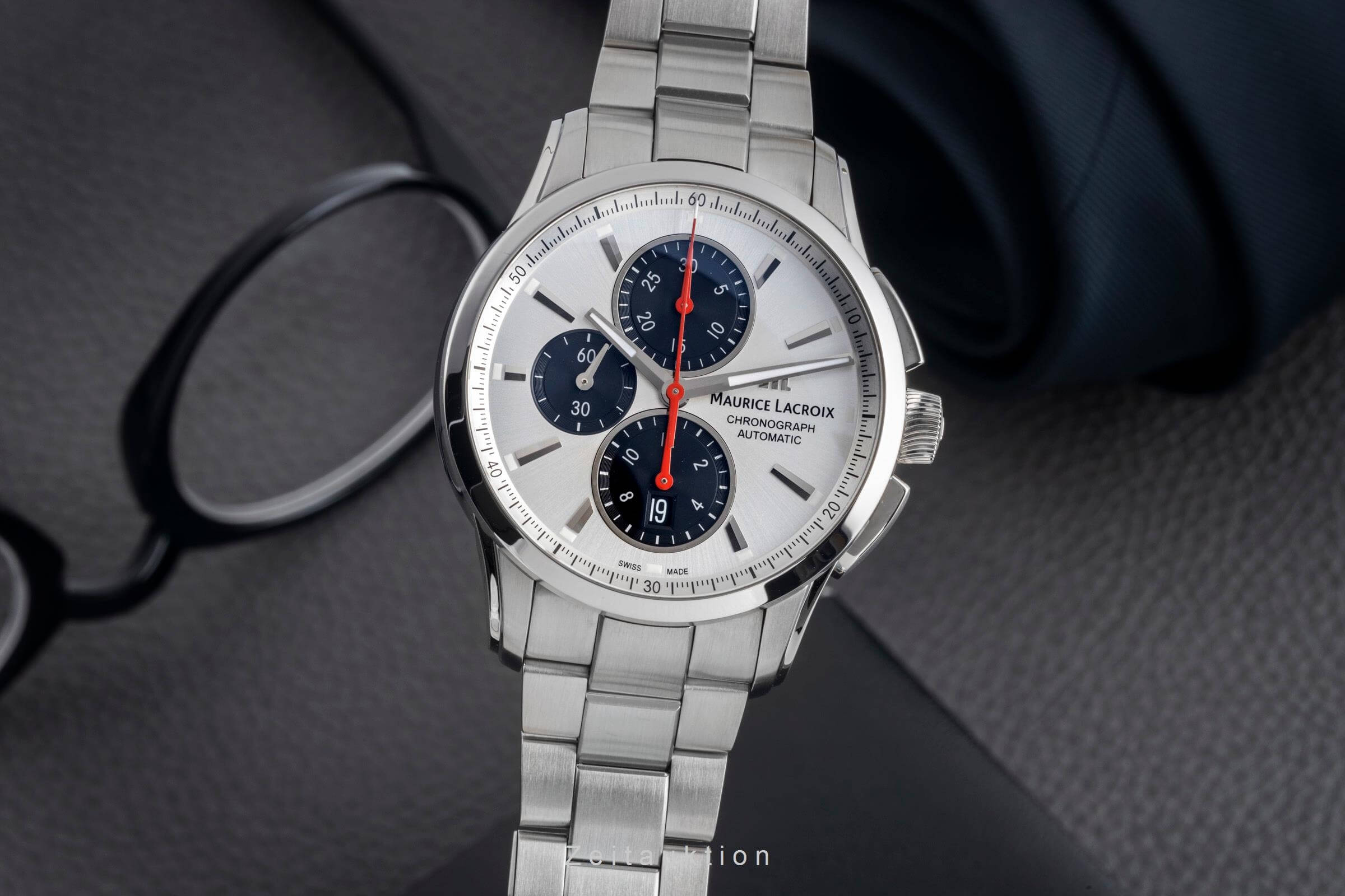 Maurice Lacroix Pontos Chronograph Stahl Automatik Ref. PT6388  | Zeitauktion