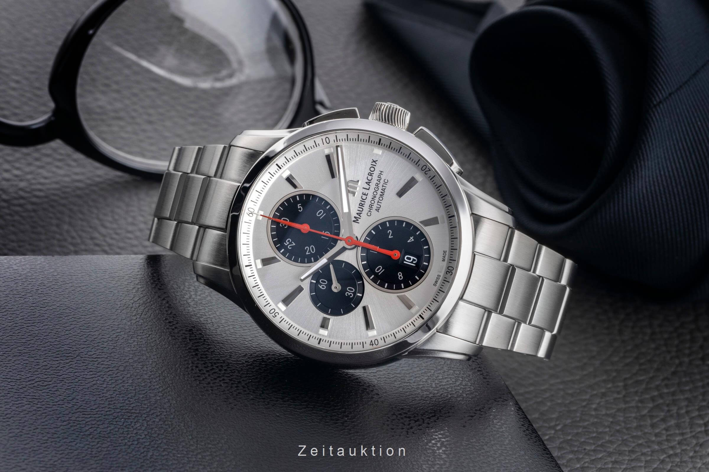 Maurice Lacroix Pontos Chronograph Stahl Automatik Ref. PT6388  | Zeitauktion