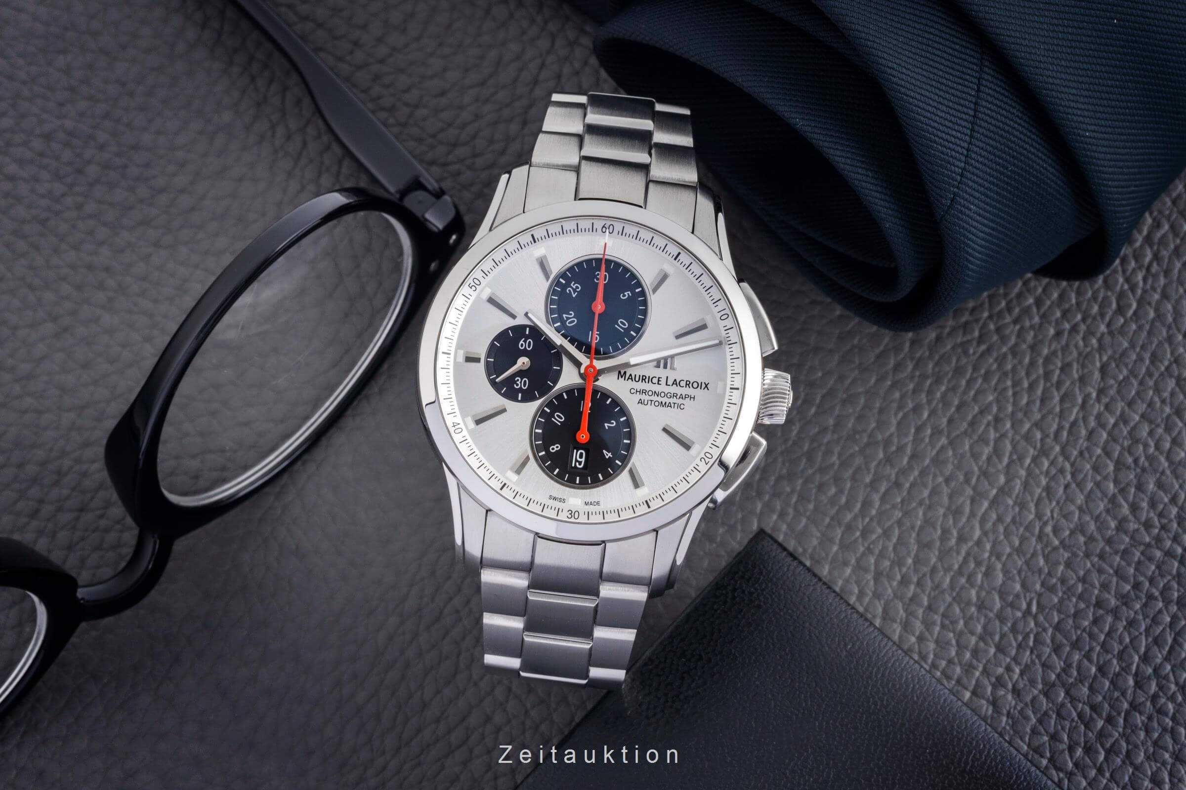 Maurice Lacroix Pontos Chronograph Stahl Automatik Ref. PT6388  | Zeitauktion