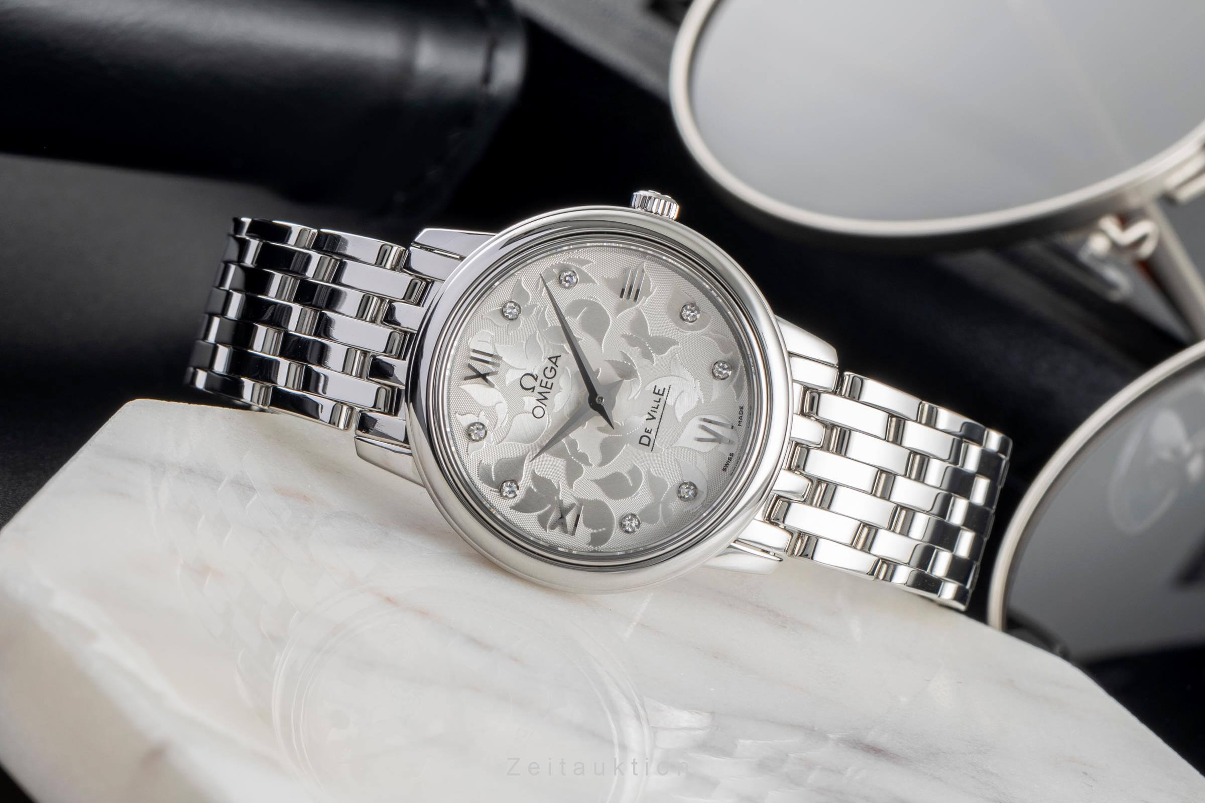Omega De Ville acero cuarzo Kal. 1376 Ref. 424.10.27.60.52.001  | Zeitauktion
