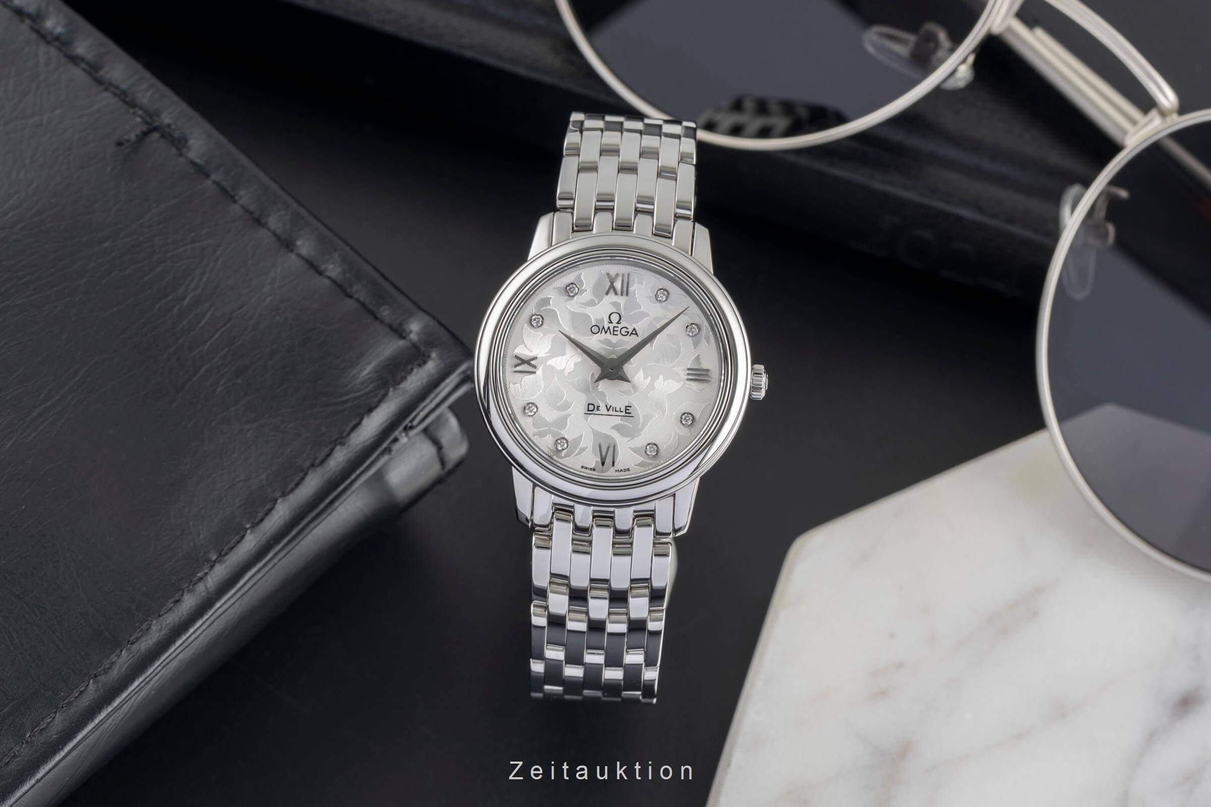Omega De Ville acero cuarzo Kal. 1376 Ref. 424.10.27.60.52.001  | Zeitauktion