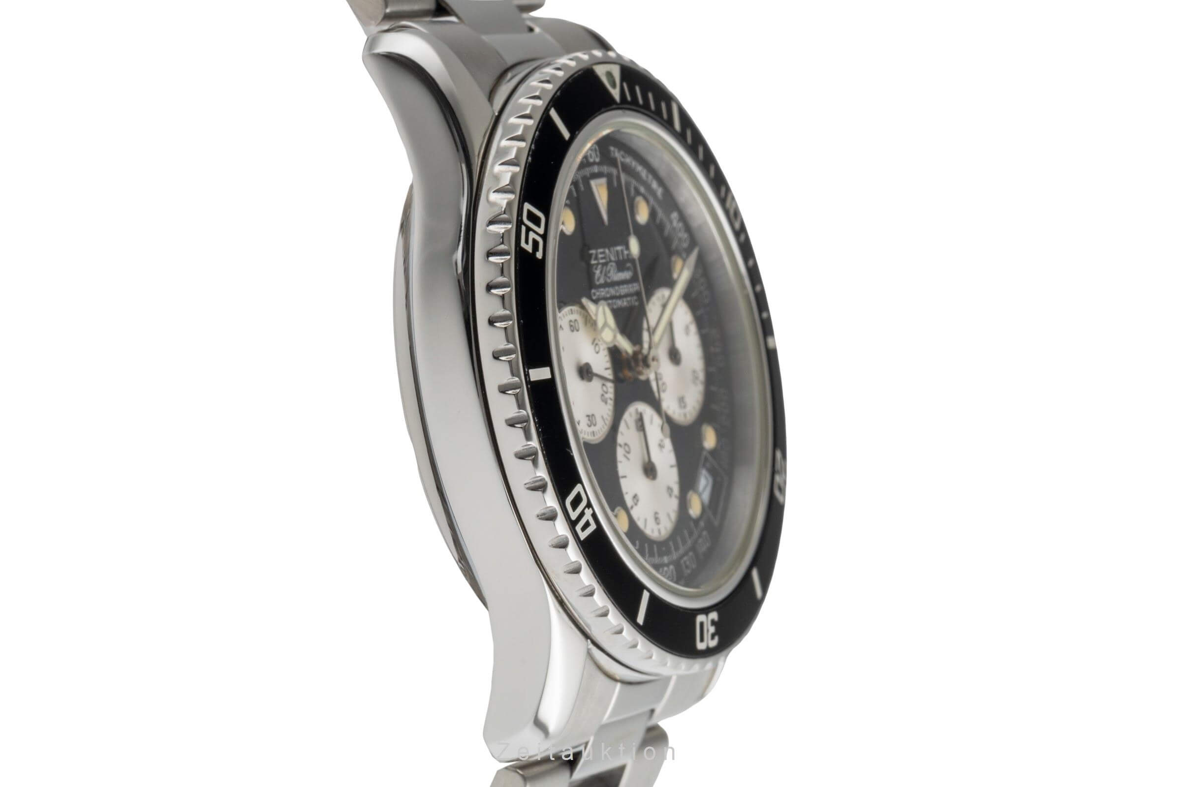 Zenith El Primero Chronograph Stahl Automatik Kal. 400 Ref. 02.1322.400.644  | Zeitauktion