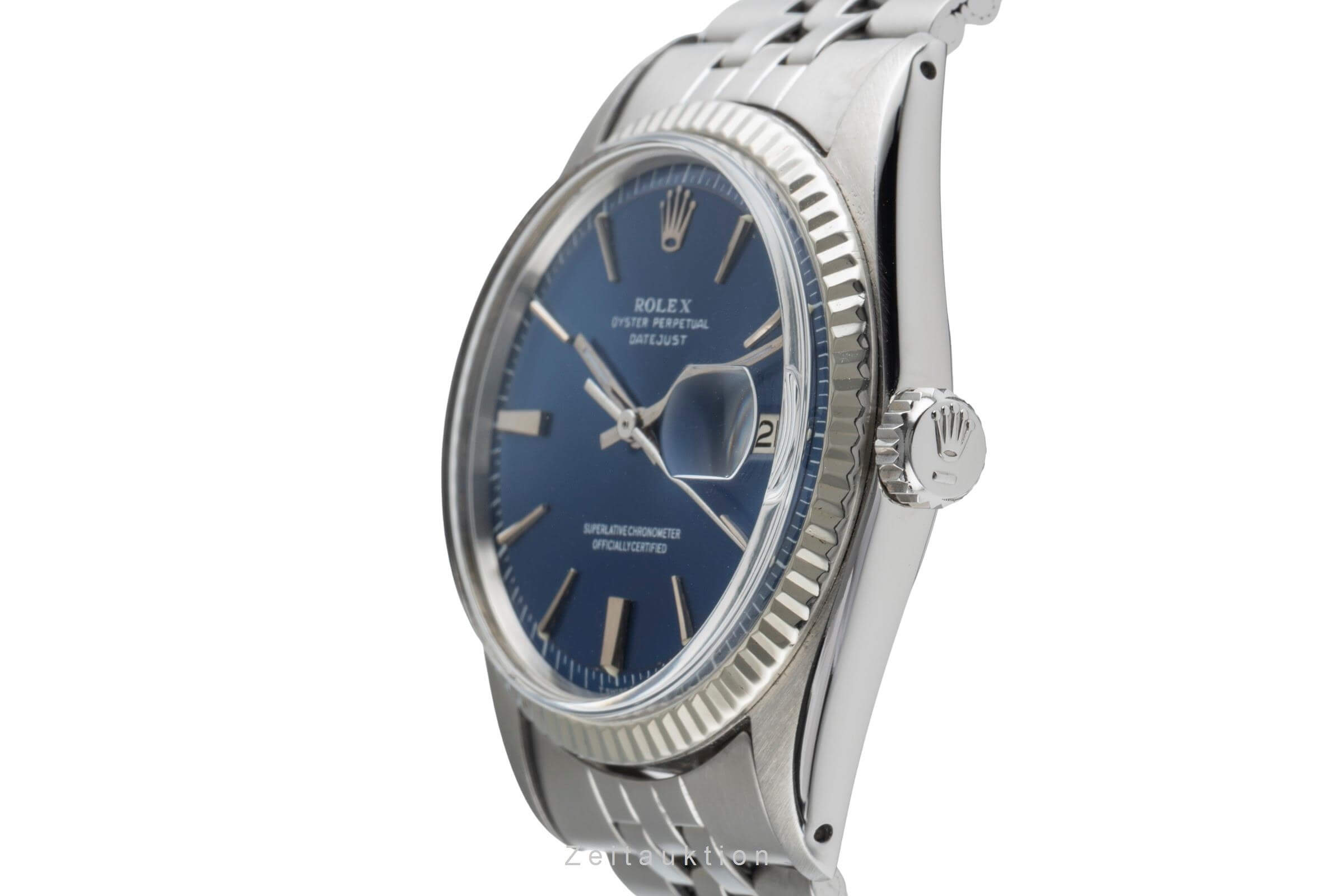 Rolex Datejust Stahl / Weissgold Automatik Kal. 1570 Ref. 1601  | Zeitauktion