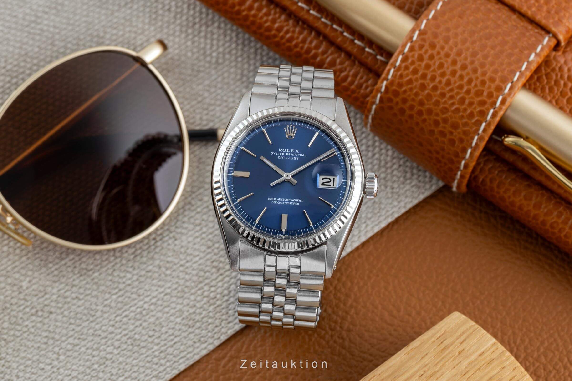 Rolex Datejust Stahl / Weissgold Automatik Kal. 1570 Ref. 1601  | Zeitauktion
