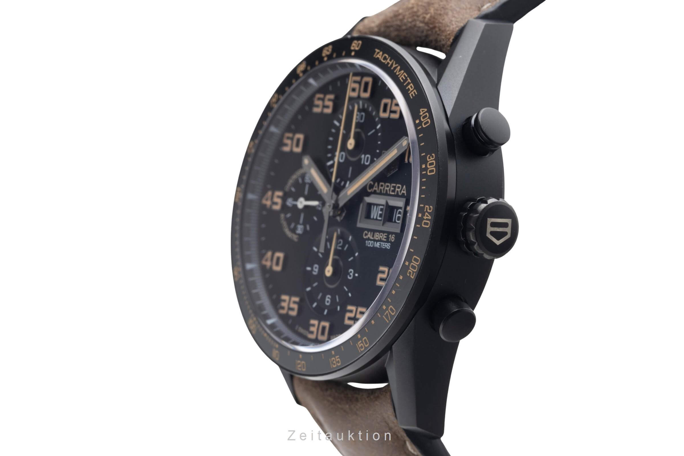 Tag Heuer Carrera cronografo titanio automatismo Kal. 16 Ref. CV2A84.FC6394  | Zeitauktion