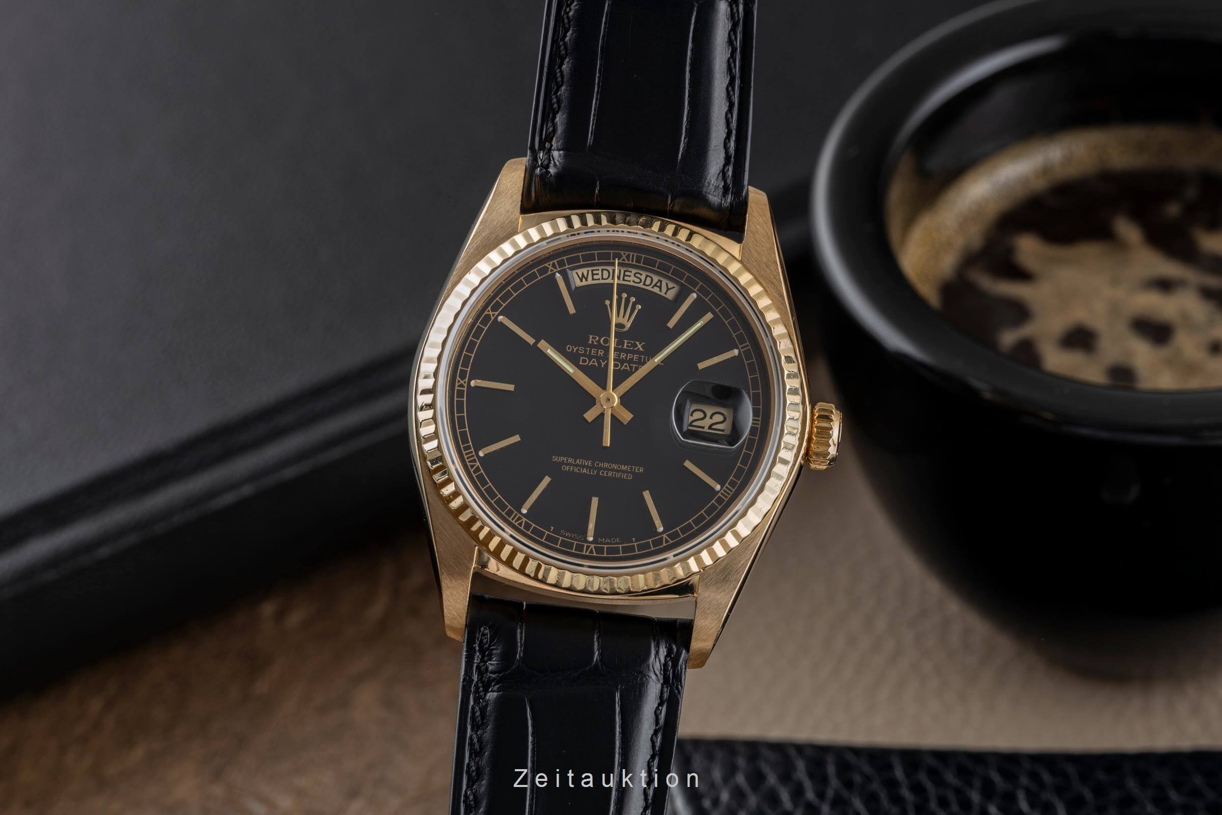 Rolex Day-Date oro de 18 quilates automático Kal. 3055 Ref. 18038 VINTAGE  | Zeitauktion