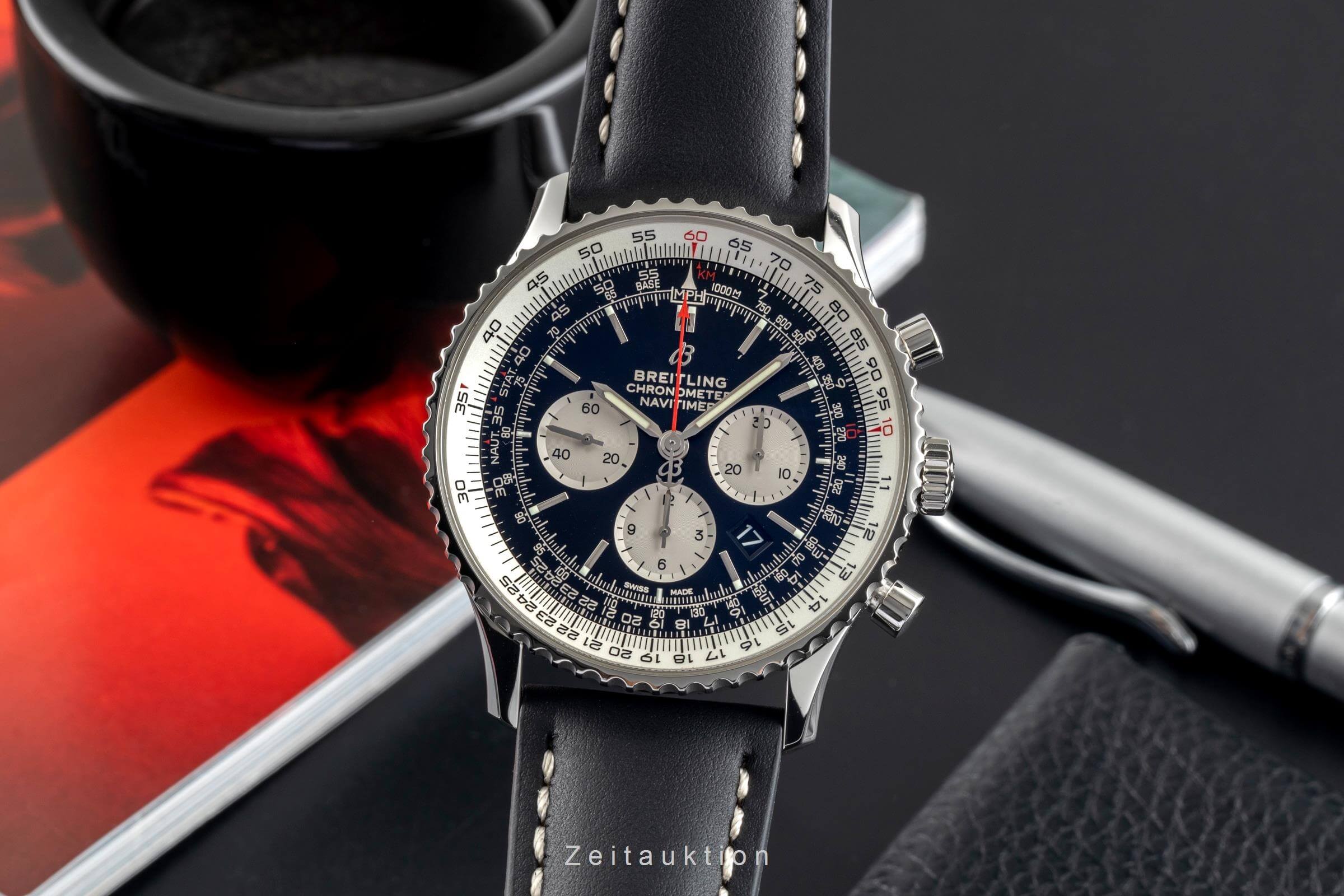Breitling Navitimer 01 46 Chronograph Stahl Automatik Kal. B01 Ref. AB0127  | Zeitauktion