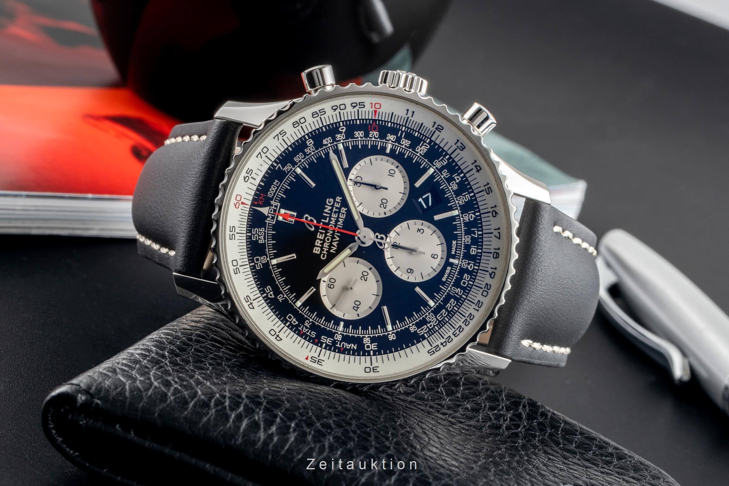 Breitling Navitimer 01 46 Chronograph Stahl Automatik Kal. B01 Ref. AB0127  | Zeitauktion