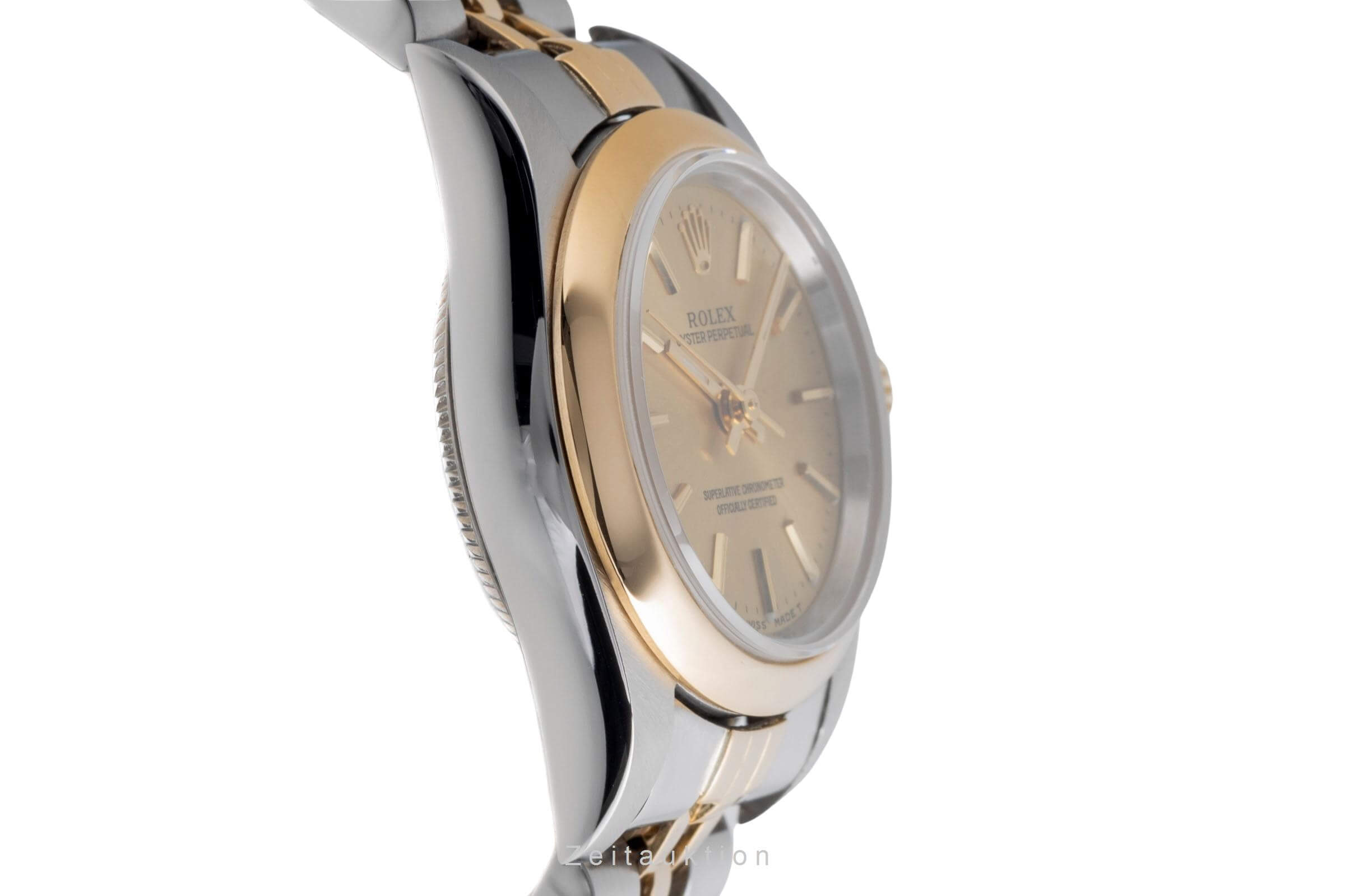 Rolex Oyster Perpetual acciaio / oro automatismo Kal. 2130 Ref. 67183  | Zeitauktion